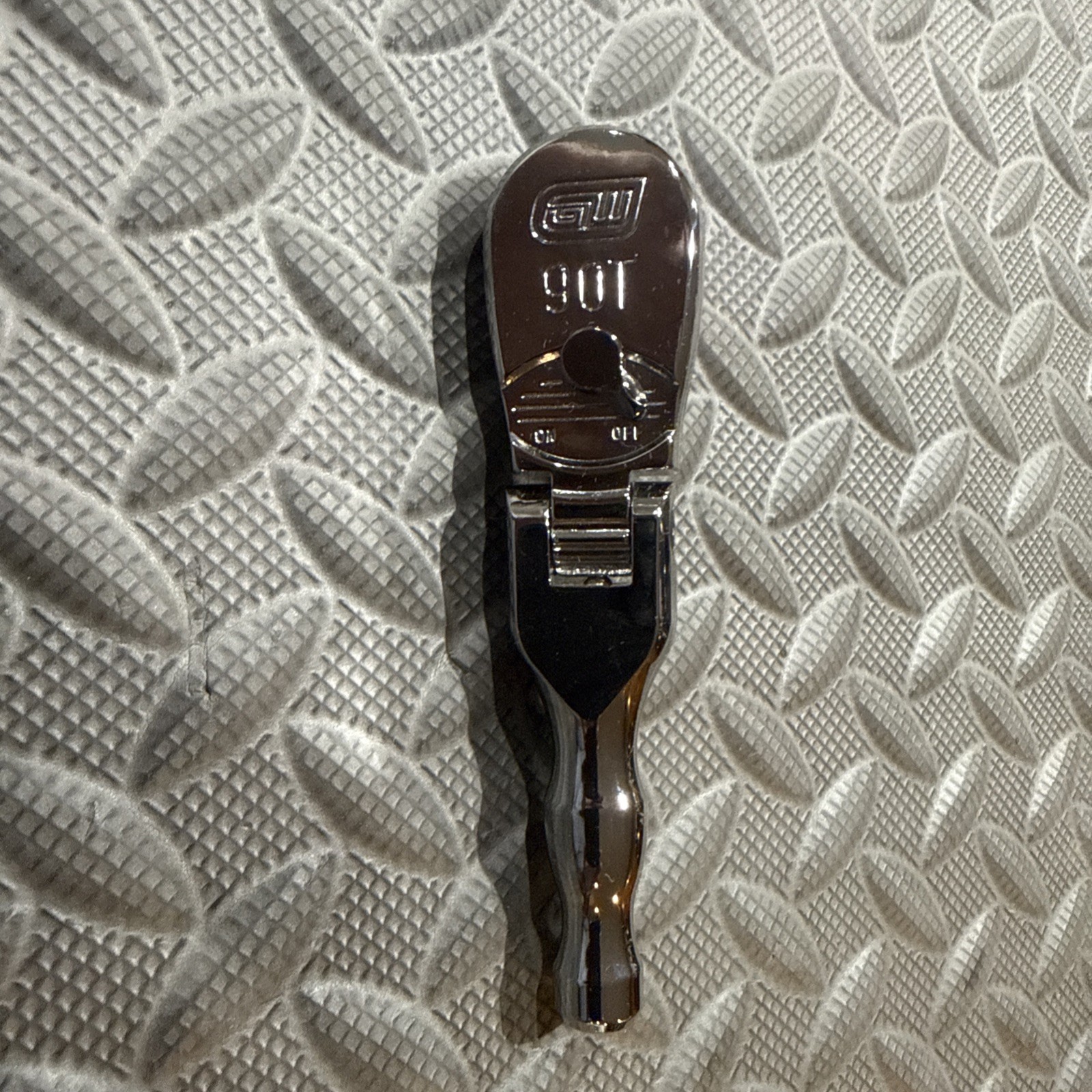 NEW Gearwrench Slim 3/8″ Drive Stubby Flex Head 90T Chrome Ratchet 5″ 81212T