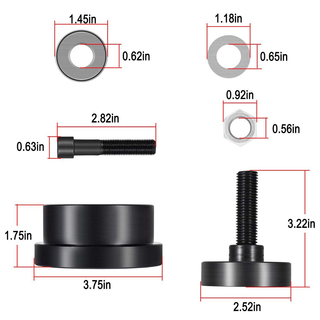 303-1259 & 303-770 Crankshaft Seal Installer for Ford 6.4L Powerstroke F250/350