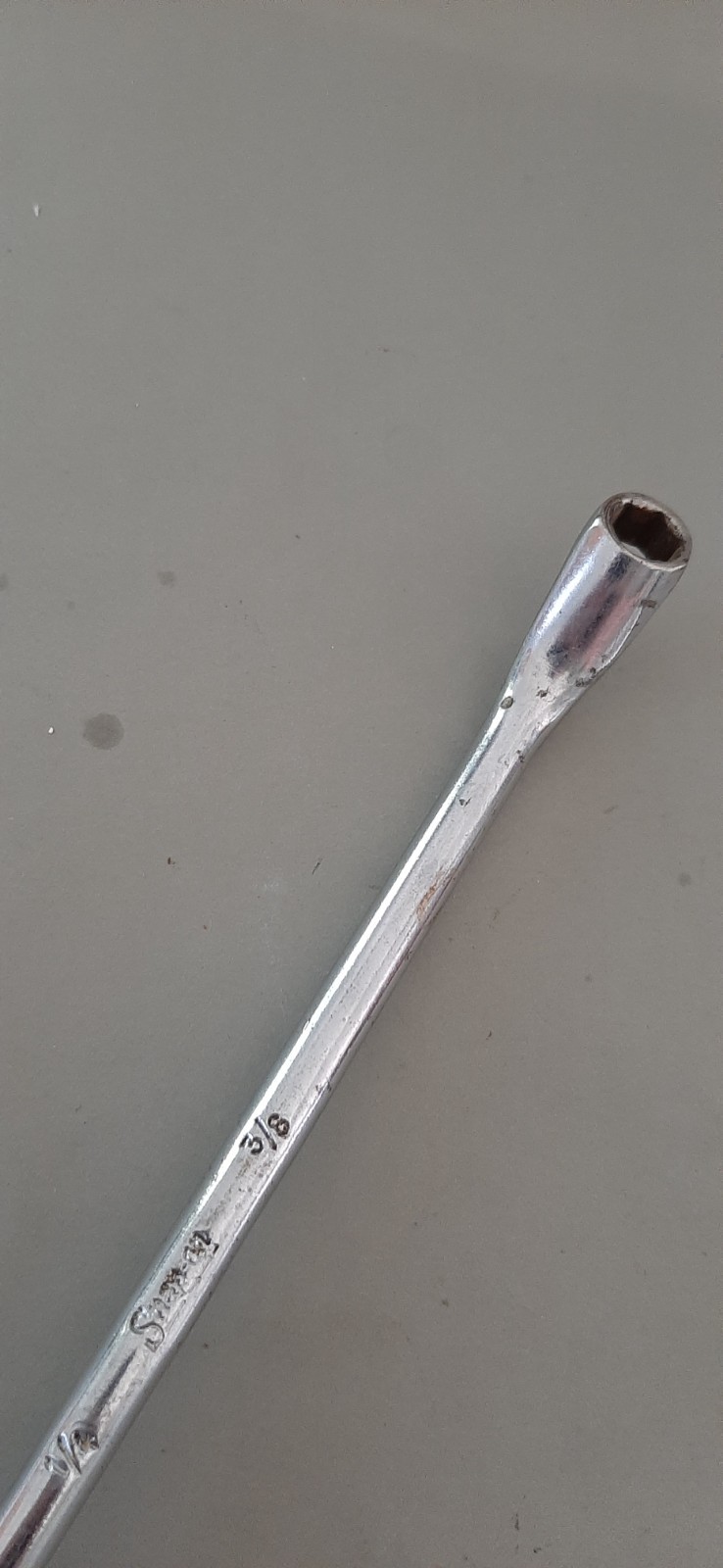 Snap-On USA 3/8″ x 7/16″ B1458B 6pt Point Offset Brake Bleeder Box Wrench 617