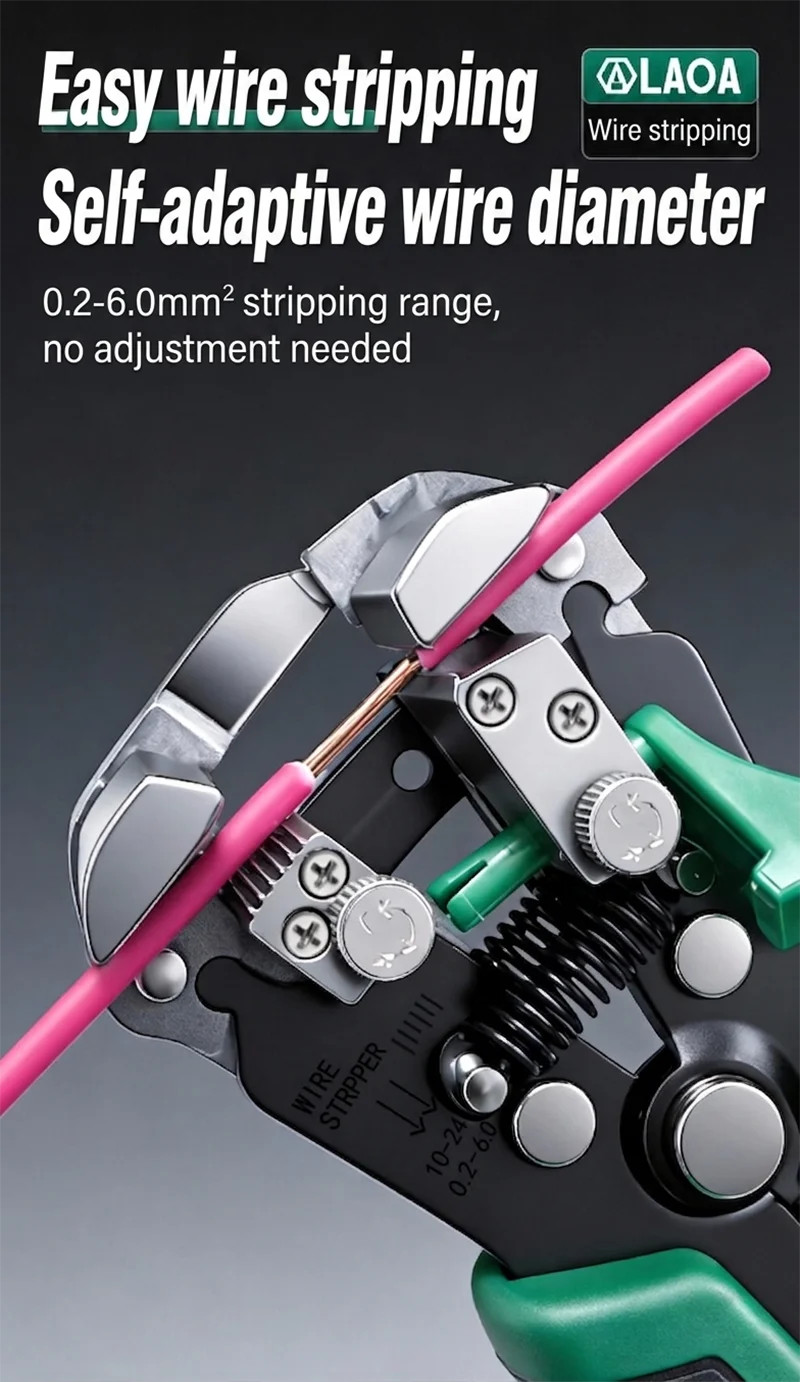 Professional Automatic Wire Stripping Pliers Terminal Crimping Tool