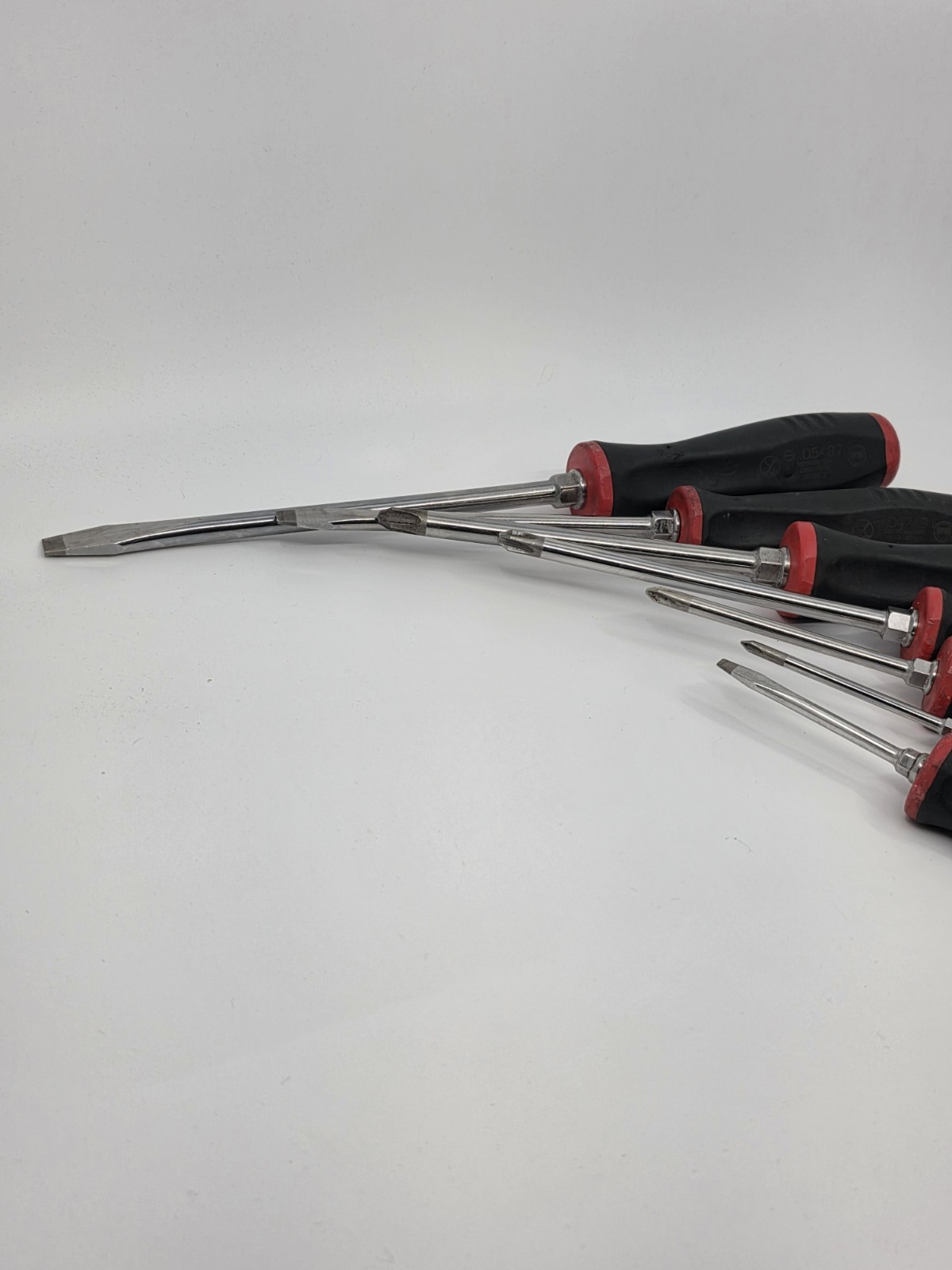 Snap-on Tools Screwdriver Set Phillips & Flat Head SGD Series 7 Pieces USA T-1-2
