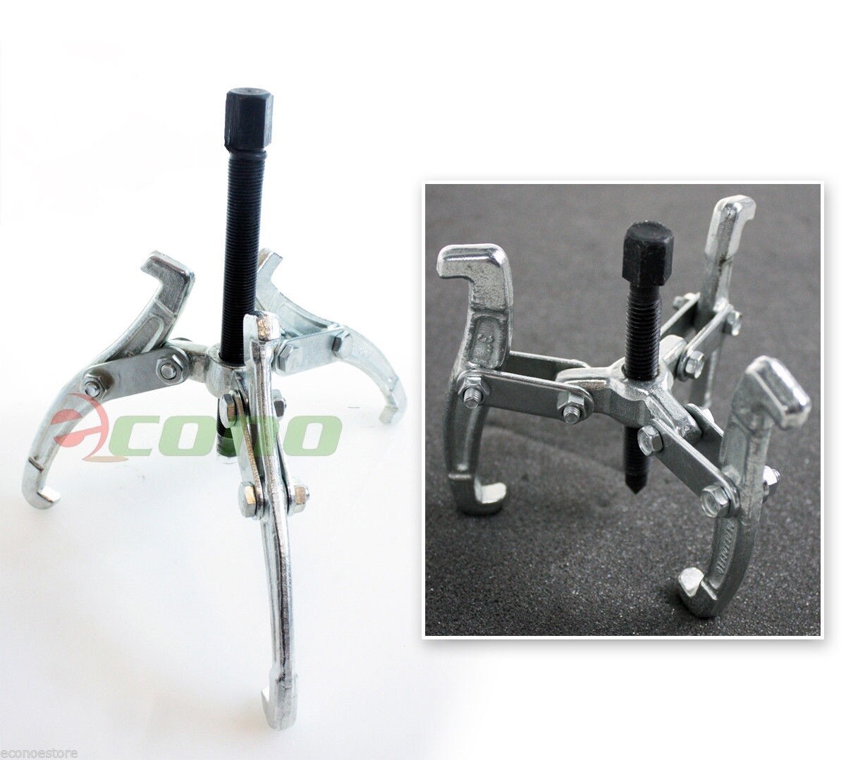 3 Jaw Gear Puller Set Bearing Puller Auto Mechanic Gear 3″ Pulley
