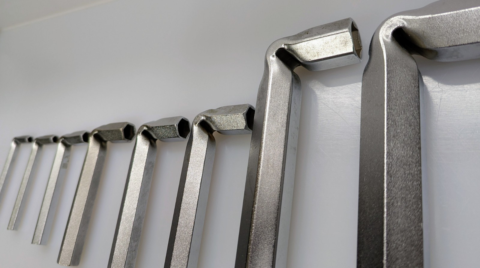 8 FACOM & ETERNUM L-Shape Hex Wrenches Sizes: 5, 5.5, 8, 11, 12, 13, 19, & 23mm