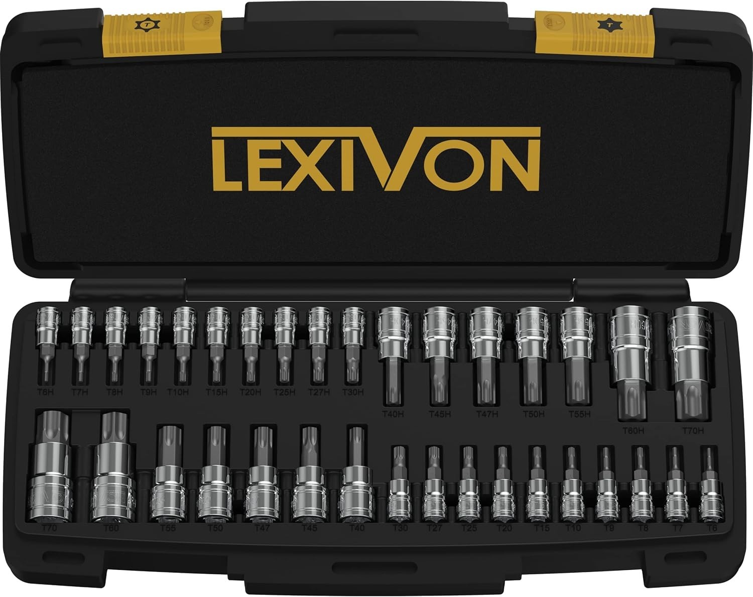 Enhanced Master TORX Bit Socket Set – 34-Piece S2 Steel with Polished Finish