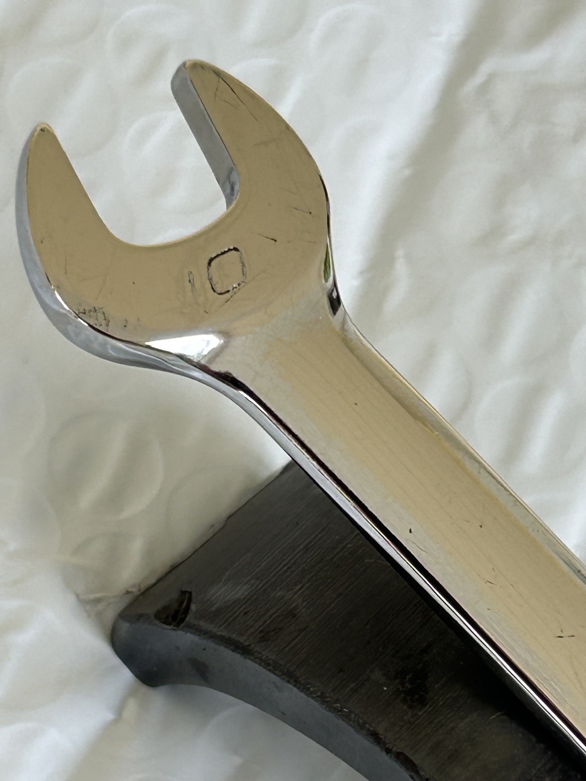 Snap On USA 10 mm VINTAGE 12 pt LONG combination wrench. OEXM100A