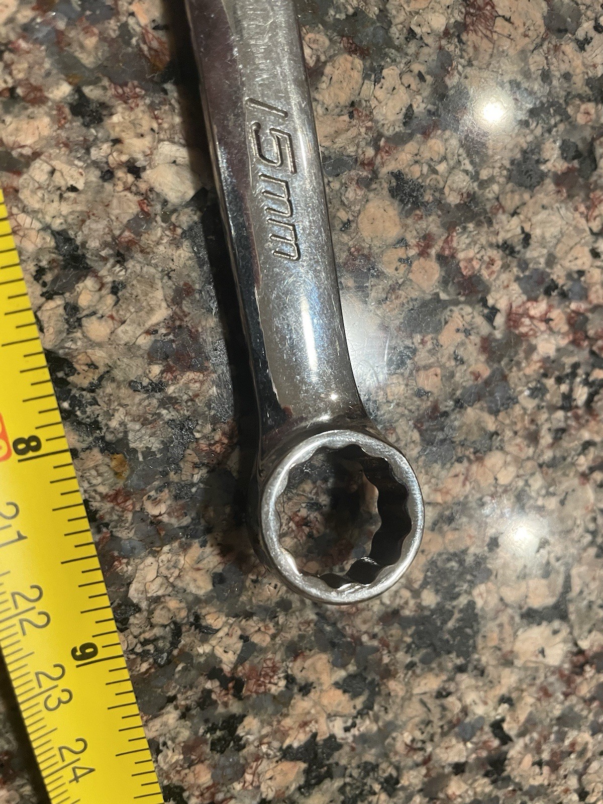 Snap-On Tools 15mm Metric Flank Driver Combination Wrench, SOEXM15