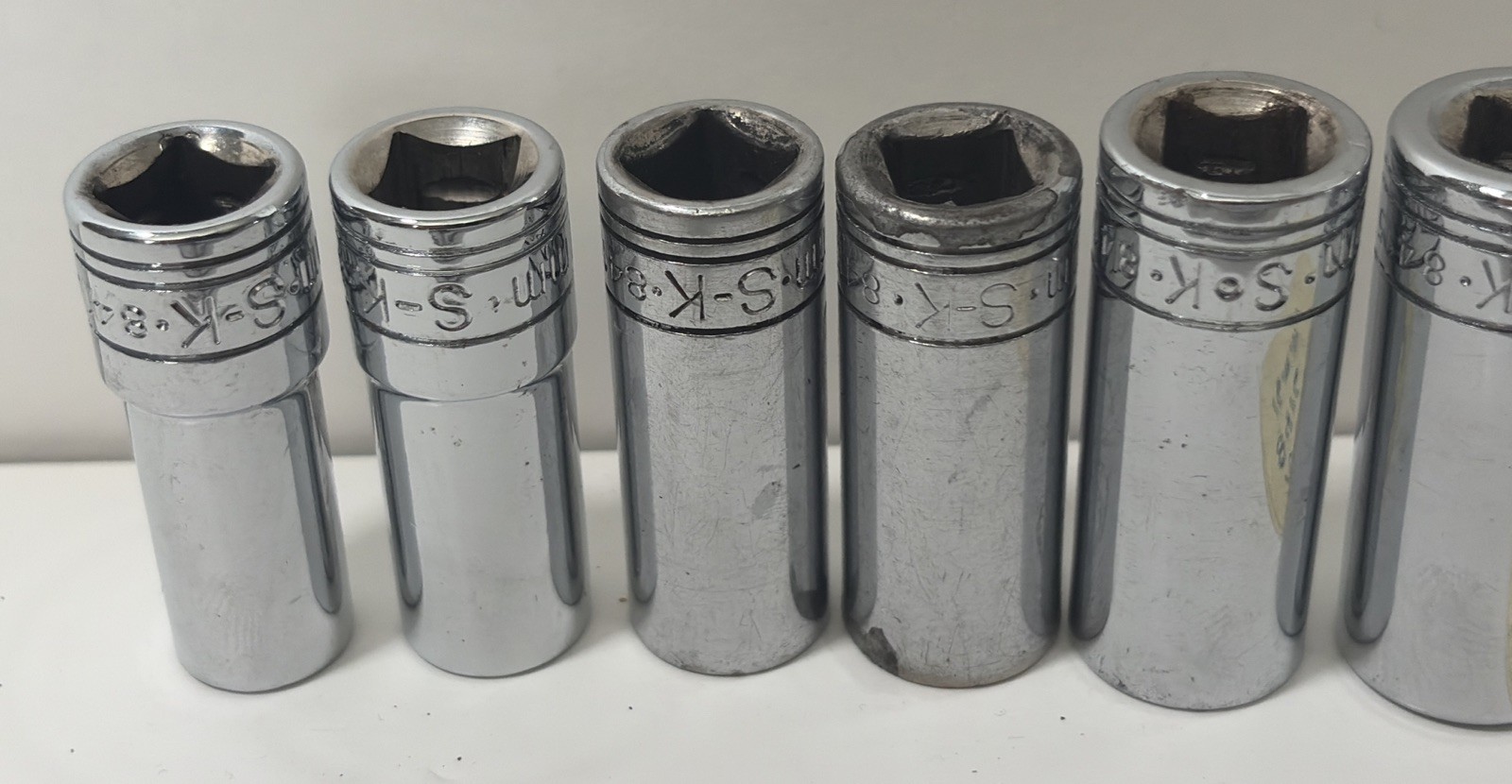 SK Tools Ratchet 45170 & 9pc Socket Set 8410-8419 NO 8416 10mm-19mm NO 16mm 6pt
