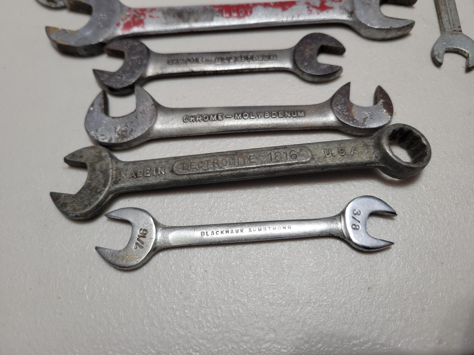 Vintage 34x Wrench Lot Billings Williams Hazet Auto-Kit Easco Lectrolite Buffalo