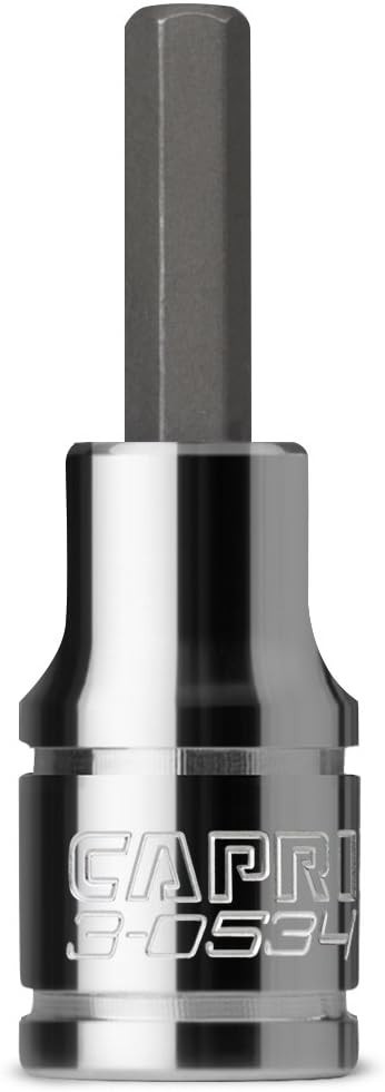 Durable Chrome 4 mm Hex Bit Socket – 1/4-Inch Drive, Perfect for Professionals