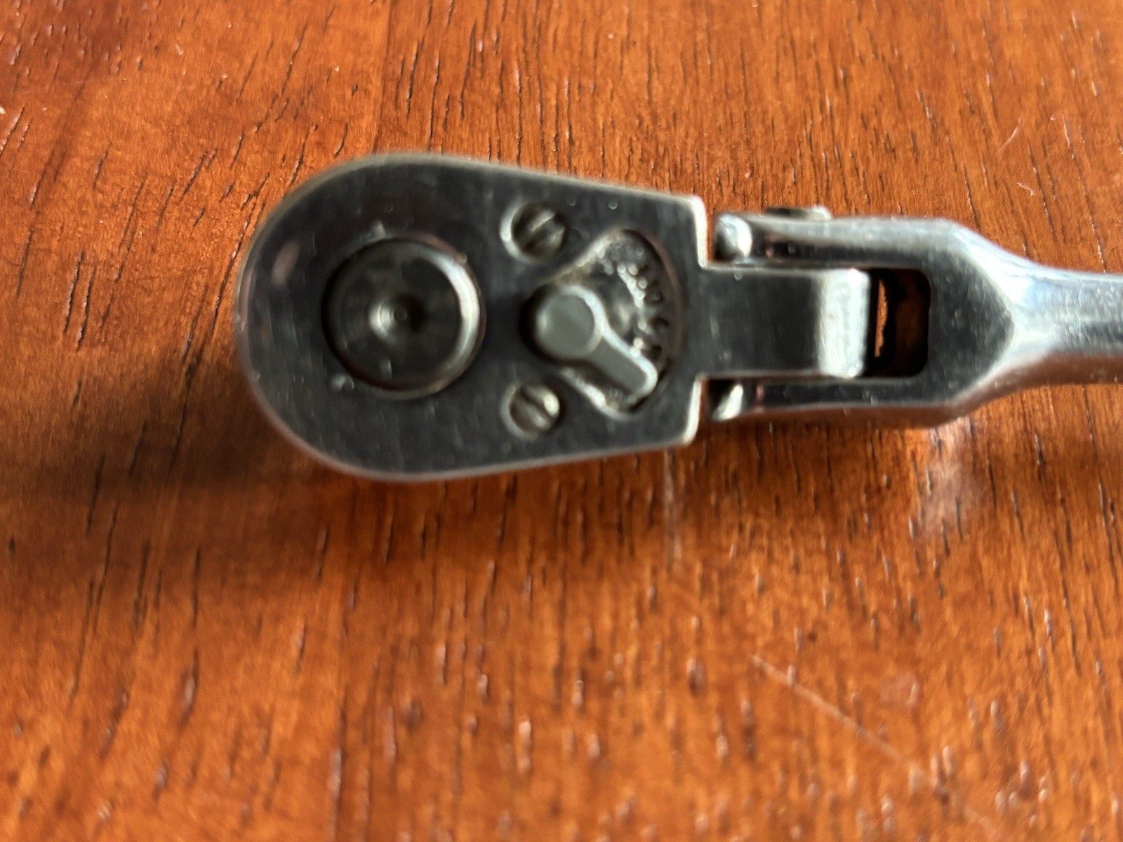 Snap-On TM711A 1/4 Drive Flex Head Ratchet Measuring 6 Inches Long