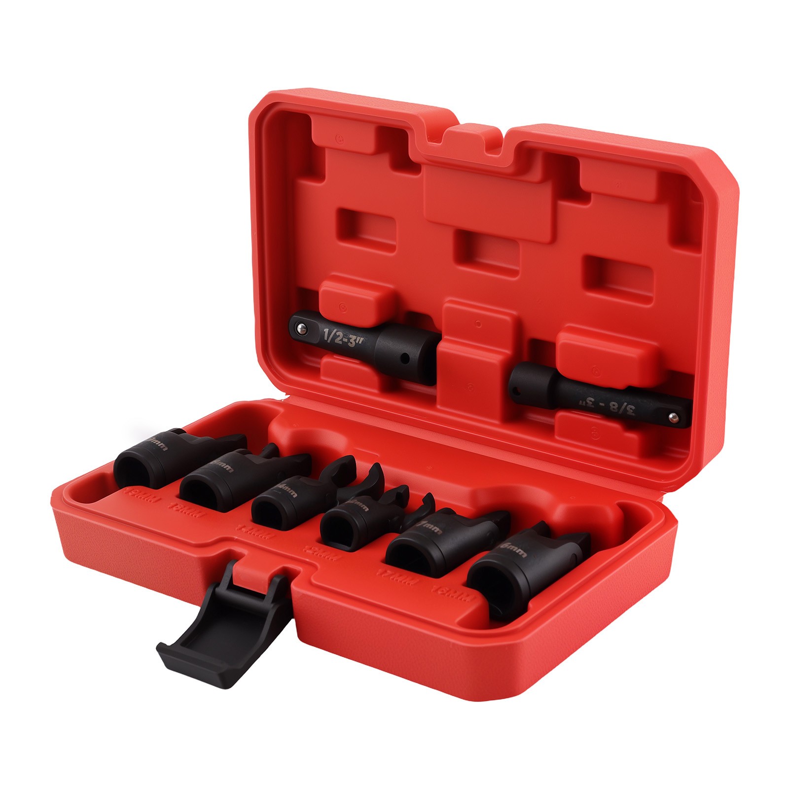 Professional Line Wrench Set 12-19mm Crowfoot for Brake Fuel System Service Tool