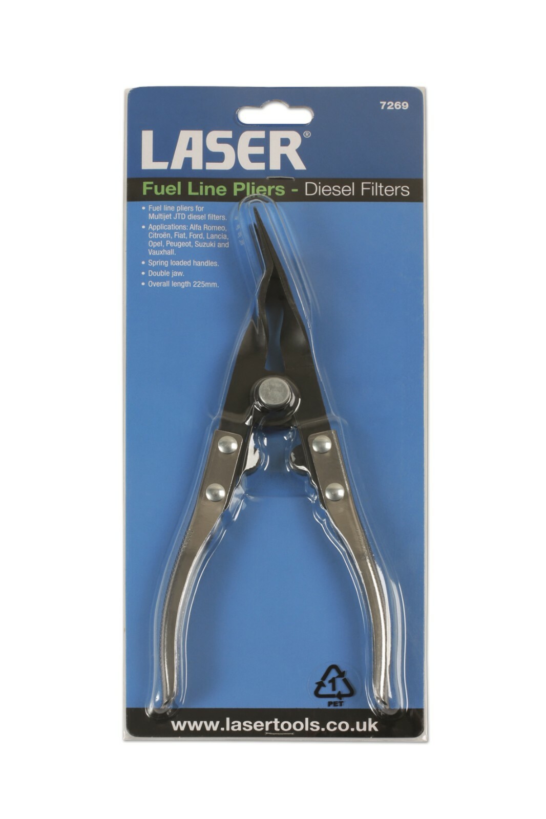 Laser 7269 Fuel Line Pliers for Diesel Filter