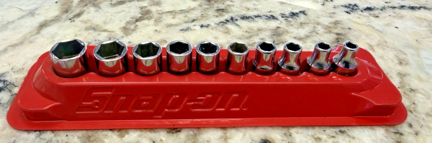 Snap-On 1/4″ Drive Socket Set TM Series 6 SAE 3/16″ to 9/16″