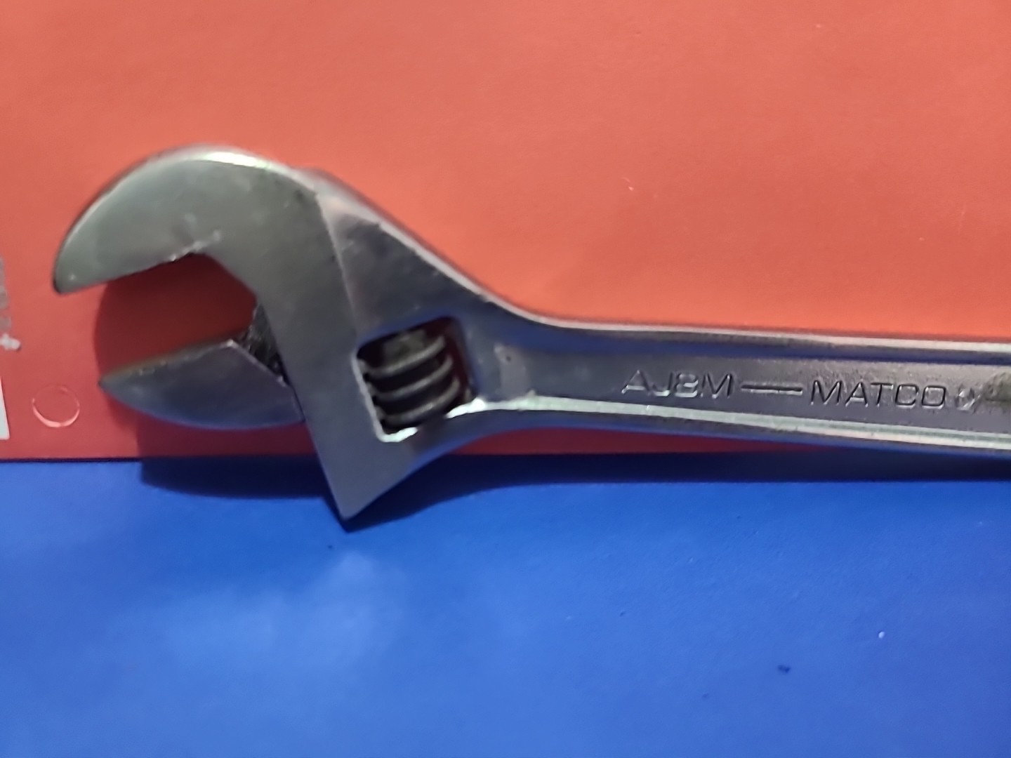 Matco Tools AJ8M 8″ Adjustable Wrench Industrial Finish