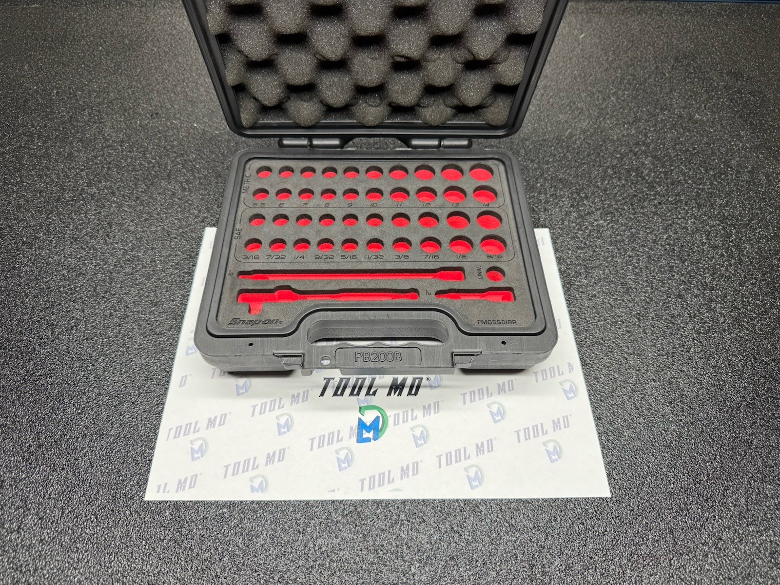 Snap-on Tools USA CASE ONLY For 44pc 1/4” Drive General Service Set 144TMPBFR