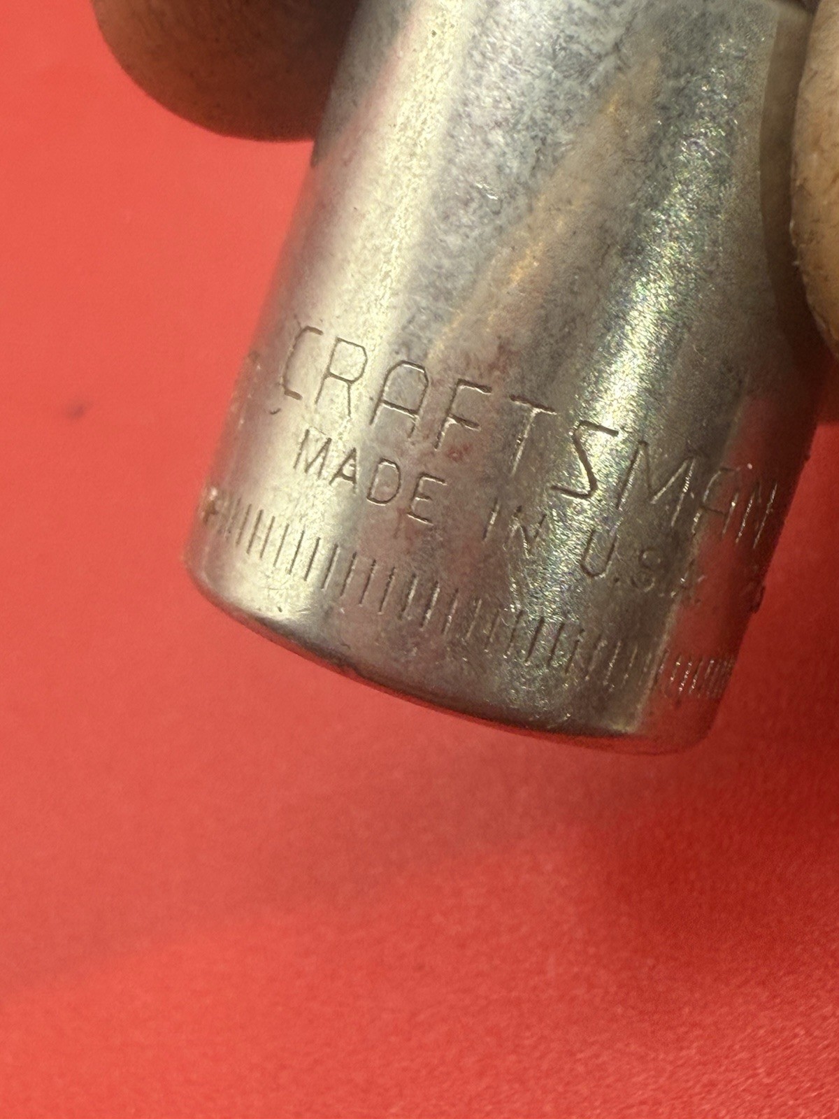 Craftsman -⅁- 13mm 6 Point Inverted G Shallow Chrome Socket 1/4″ Drive 43514 USA