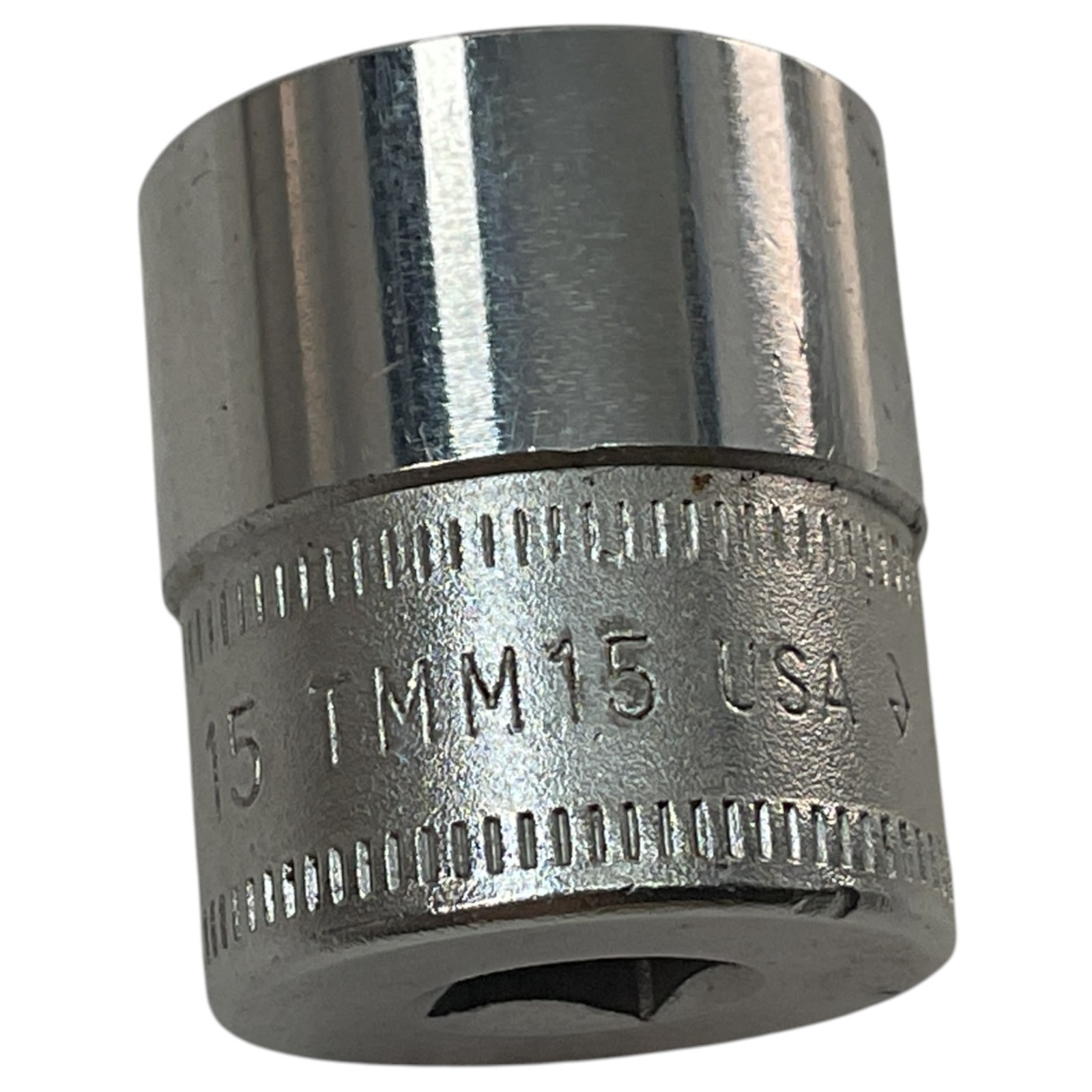 Snap-on Socket 15mm 6 Point 1/4″ Drive TMM15 Sold As Pictured Mechanic Tool USA