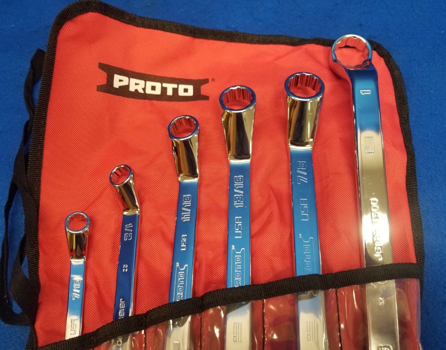 Proto J8100C Deep Offset Box Wrench Set 12 Point