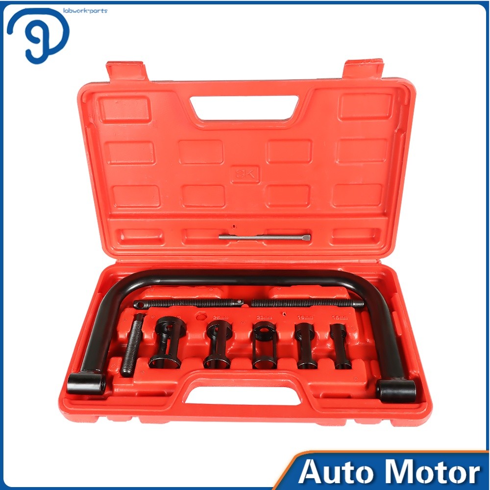 Valve Spring Removal Tool Set with C Clamp for ATV Motorcycle Car Small Engines