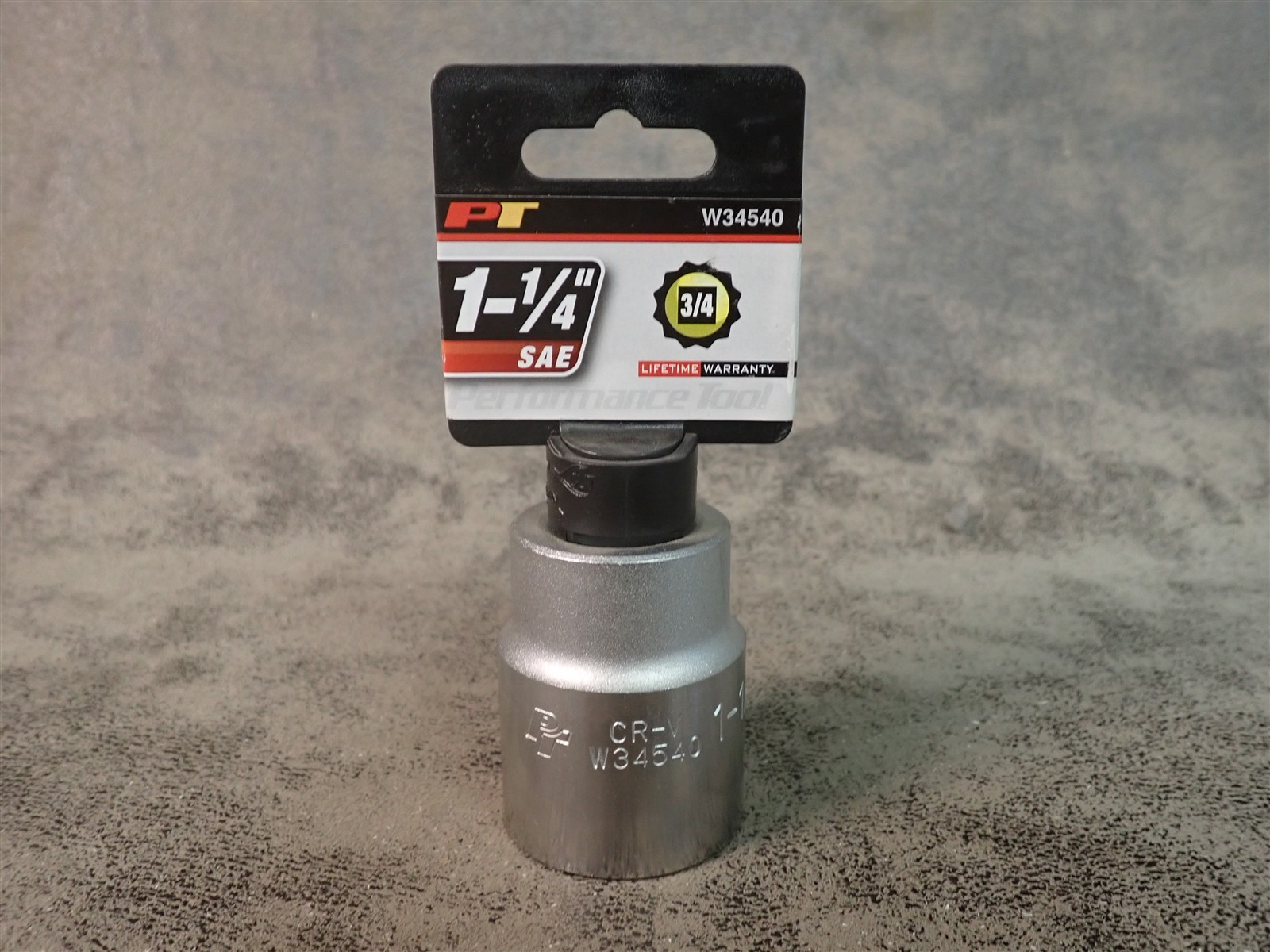 New Performance Tool W34540 SAE 1-1/4″ 12 Point 3/4″ Drive Socket (BN487)