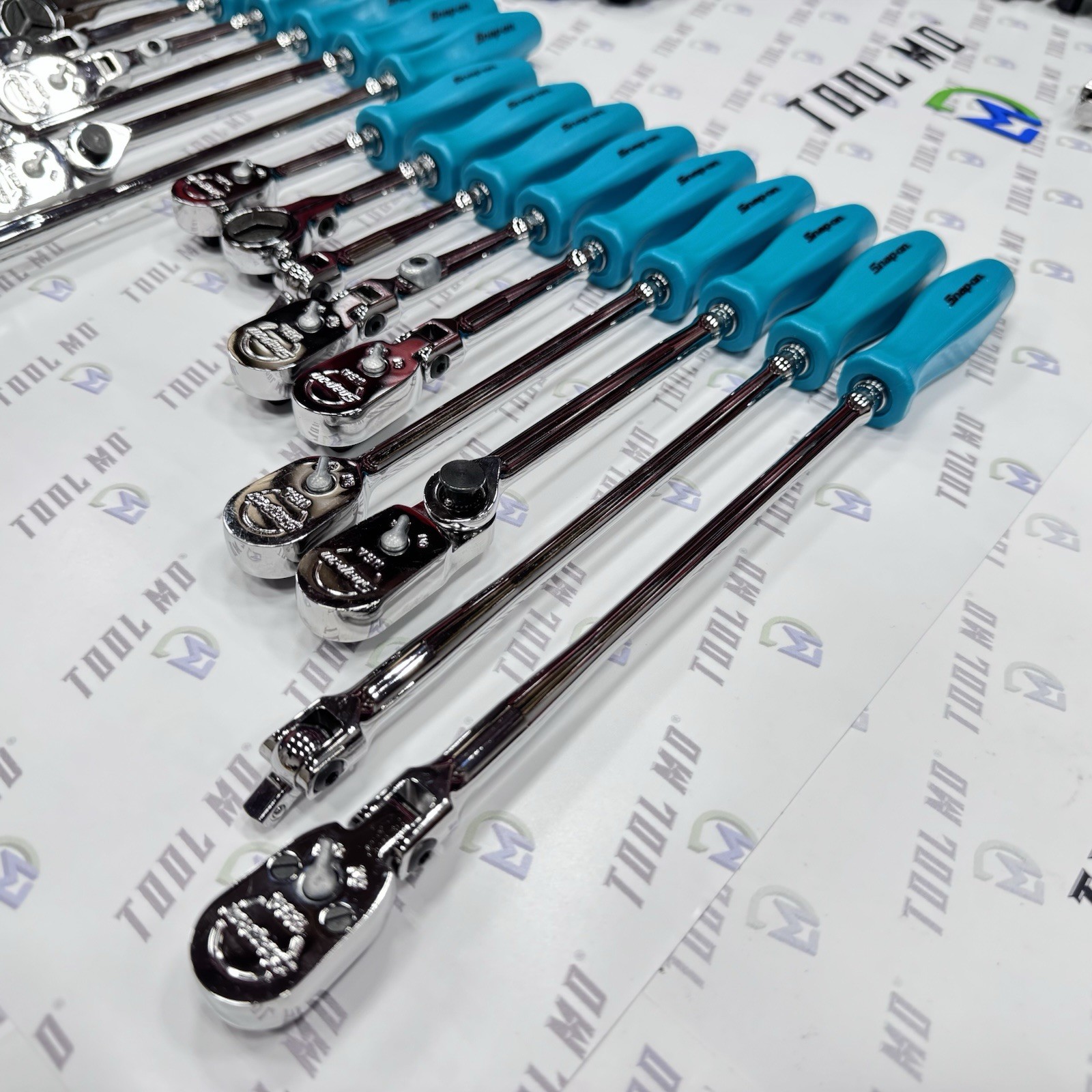 Snap-on Tools RARE TEAL 43pc «HOLY GRAIL» 1/2″ 3/8″ 1/4″ Drive Ratchet Set