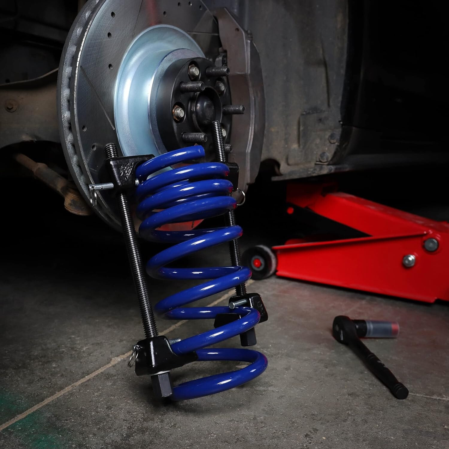 Macpherson Strut Coil Spring Compressor Tool Kit Shock Absorber Car Truck Garage