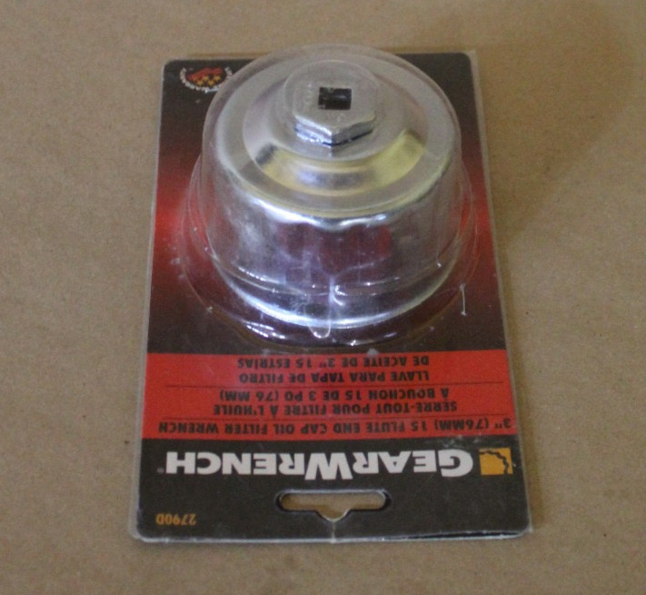 GEARWRENCH 2790D 3″ (76MM) 15 FLUTE END CAP OIL FILTER WRENCH