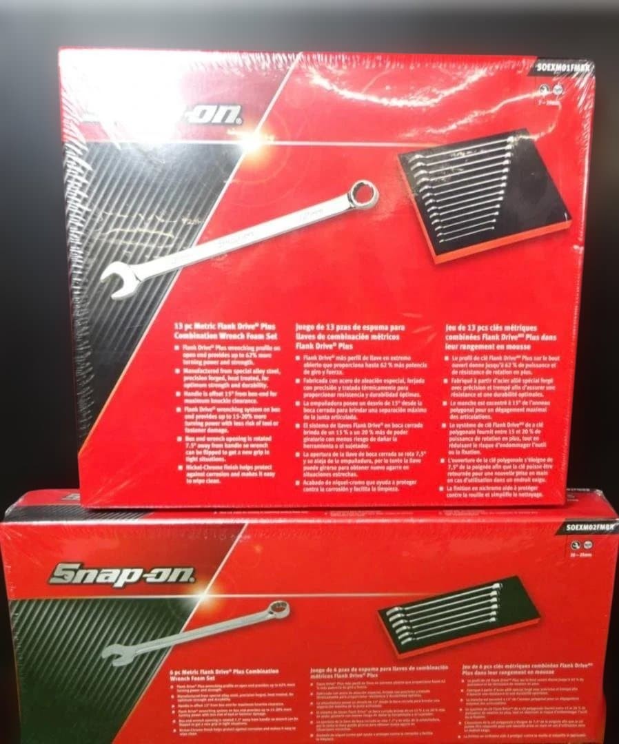 Snap on SOEXM CXM XOM Wrench Set, 4-piece set NEW