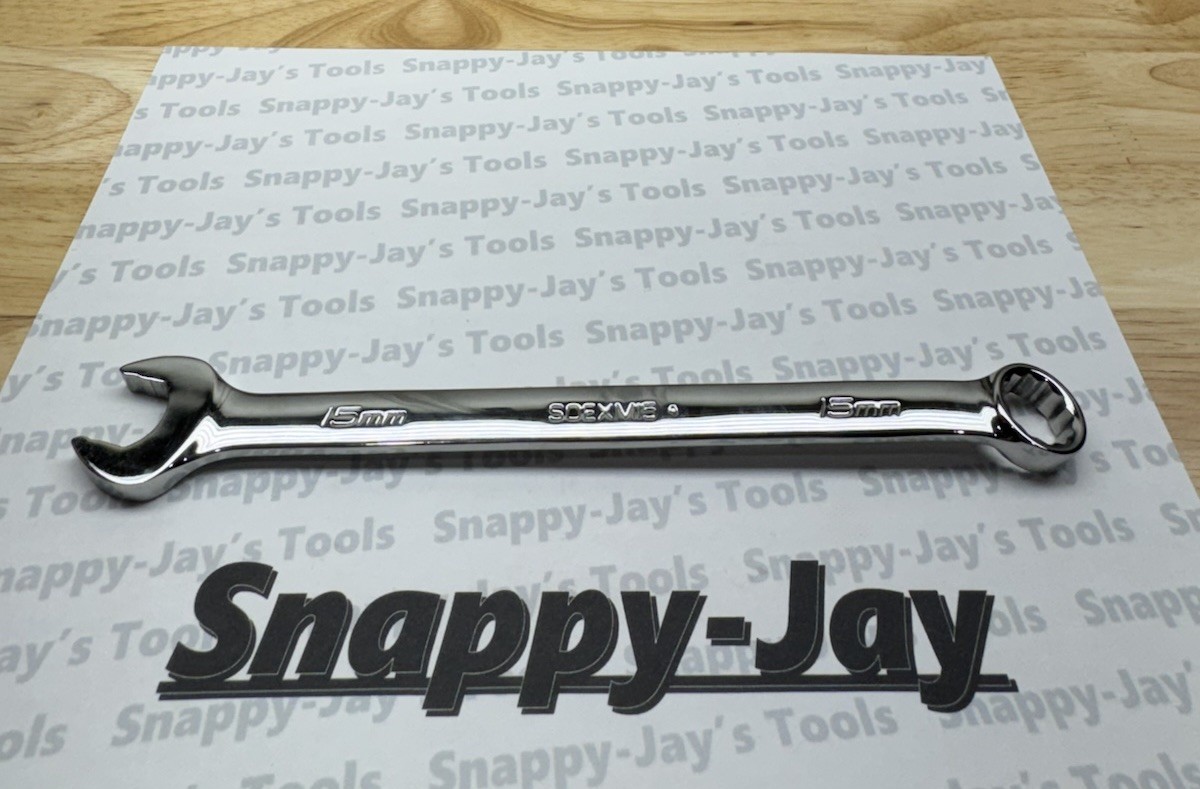 Snap-On Tools USA NEW 15mm Metric Flank Drive PLUS Combination Wrench SOEXM15