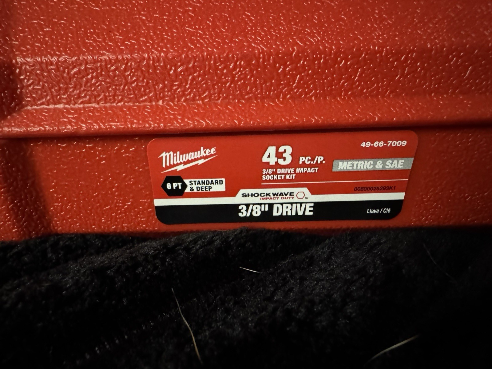 Milwaukee Shockwave Impact 3/8 in Socket Set