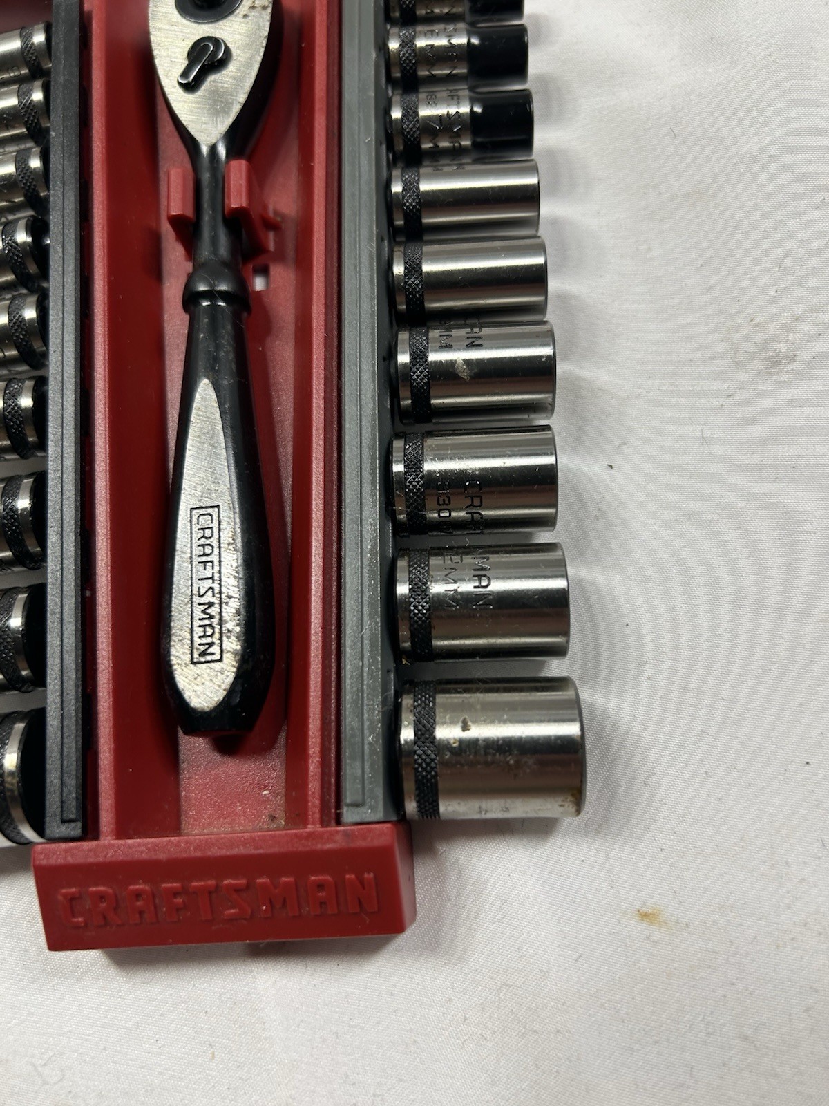 Craftsman 19 Pc SAE Metric 1/4” Drive Universal Socket Wrench Set 32825