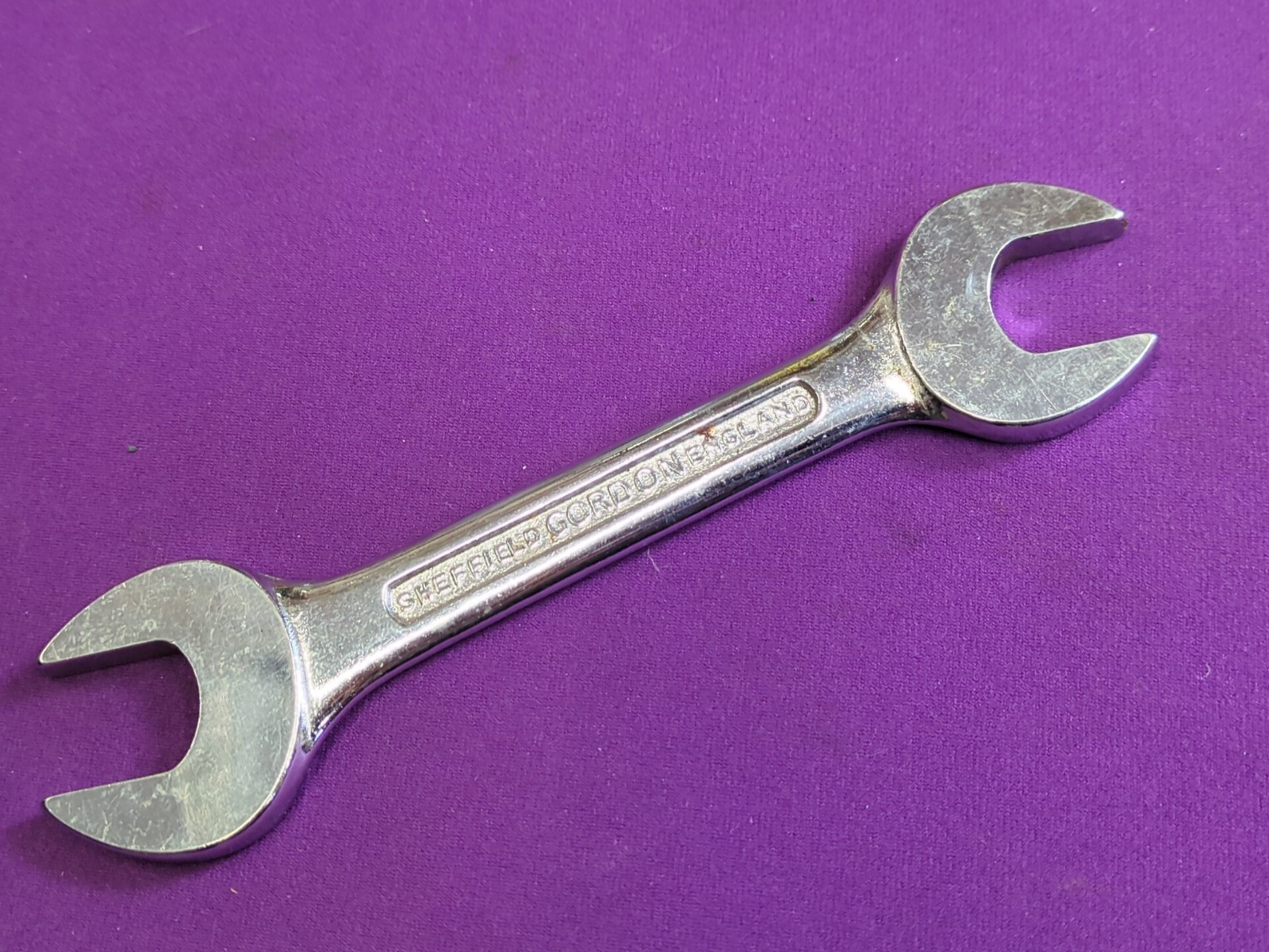 Gordon 3/8″ x 11/16″ AF, Chrome Vanadium, Open Ended Spanner, Sheffield England