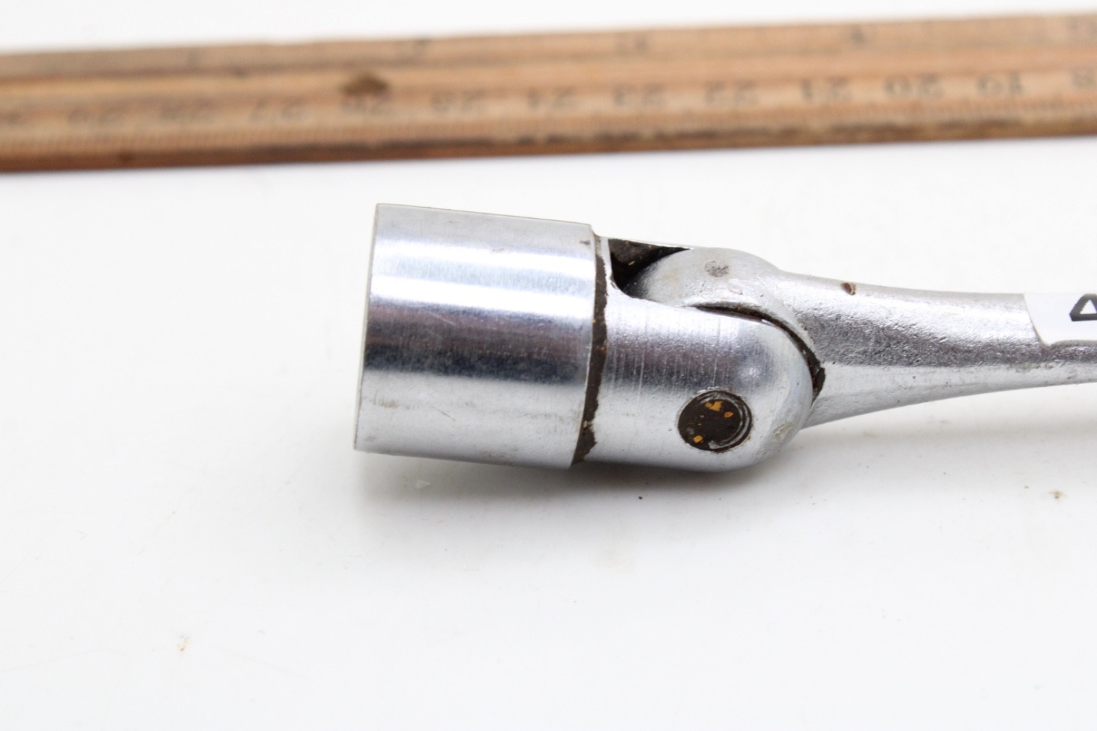 CRAFTSMAN =V= 5/8″ Flex Head Socket Open End SAE Chrome Wrench USA