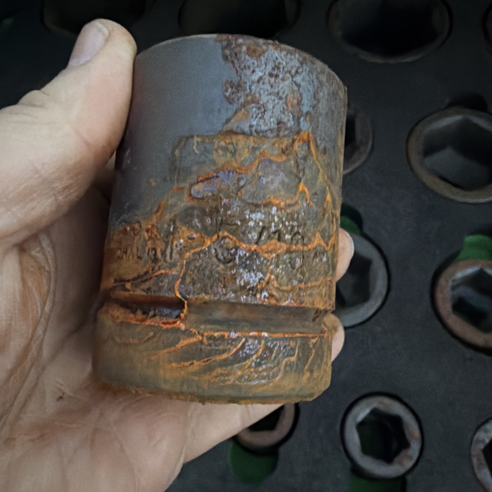 Proto 10021 6 Point Standard Length Impact Socket, 1-5/16 in Socket Size