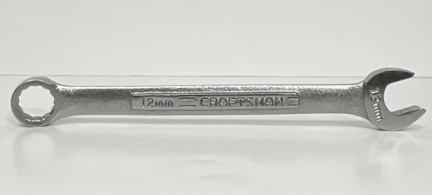 Vintage Craftsman 12mm Metric Combination Wrench Metric 12pt VV-42916 USA