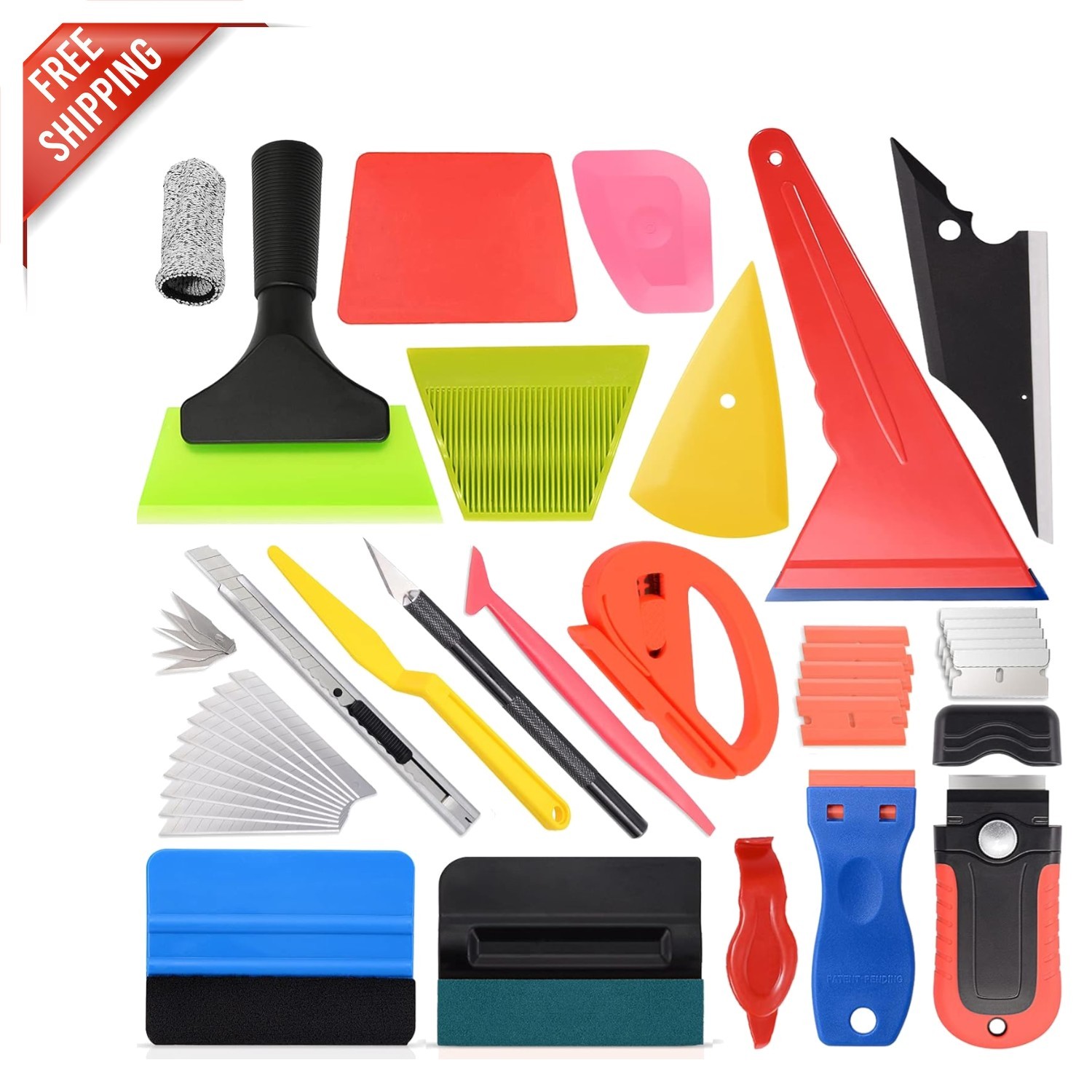PPF & Window Tint Installation Kit – Durable Tools for Professionals
