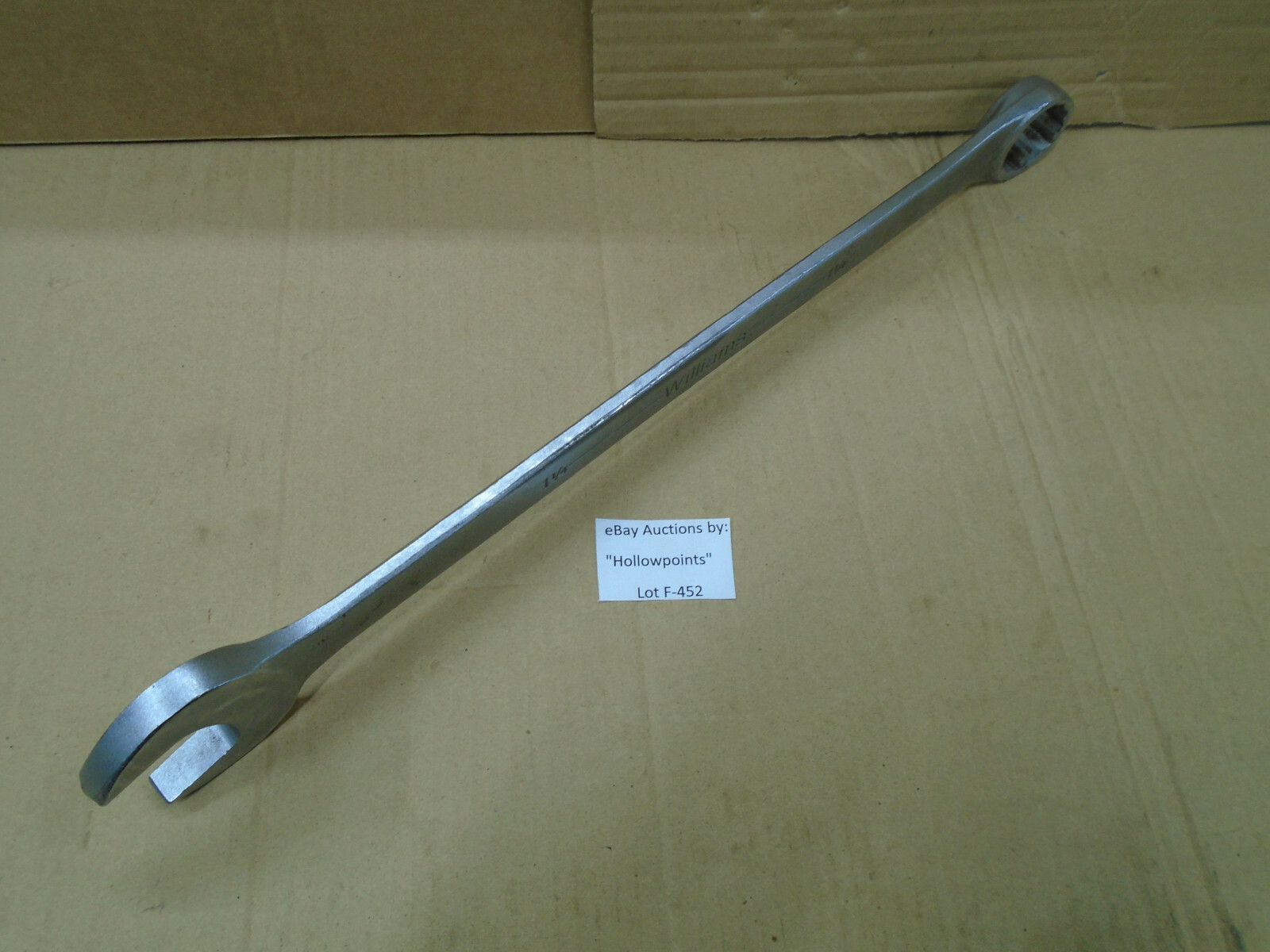 Williams No. 1173 Combination Wrench 1-1/4″ 12 Point 18-1/2″ Long F452
