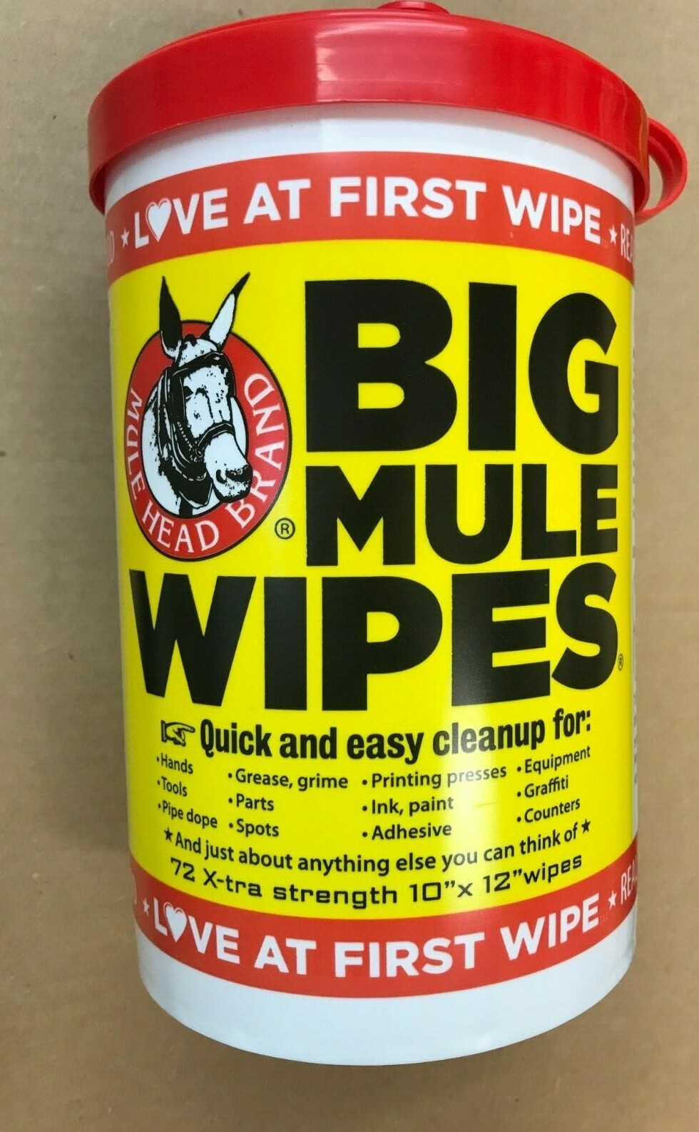 Big Mule Wipes BMW-6 (10X12 WIPES 72 COUNT)