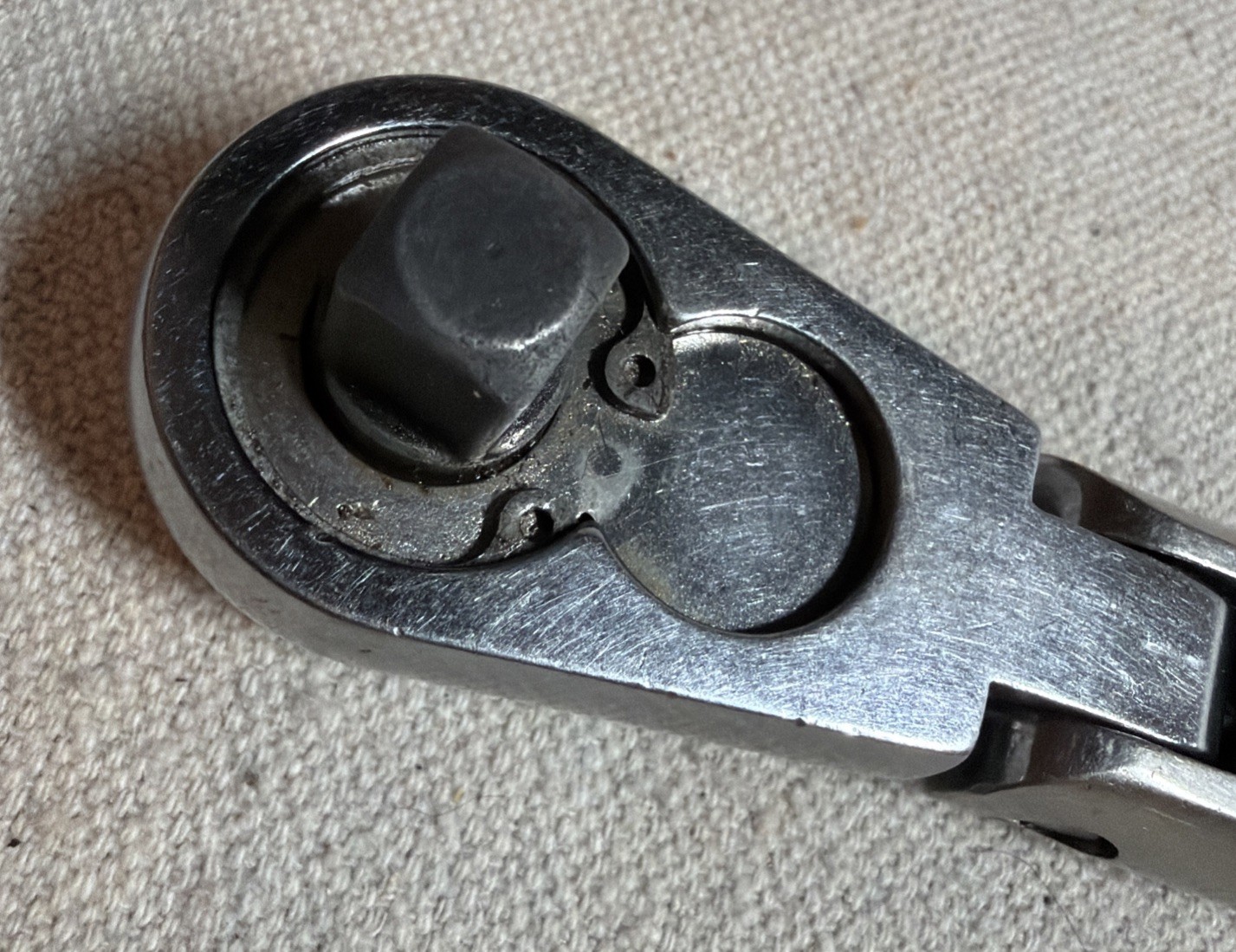 Craftsman 44834 KZ 3/8” Drive Stubby Flex Head Ratchet Quick Release USA Made