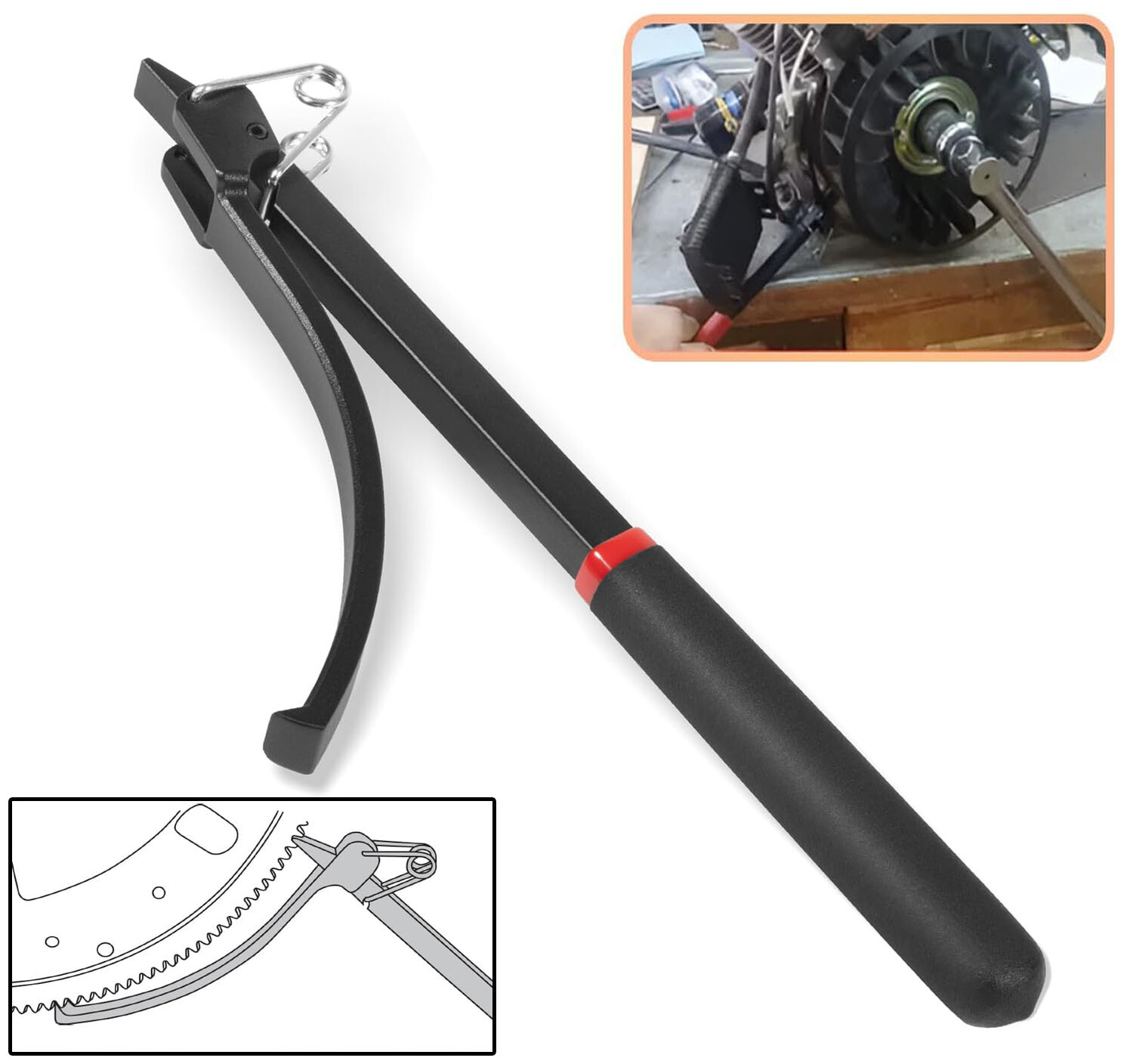 Flywheel Turner Wrench Turning Tool 23800 for Turning and Holding Flex Plates