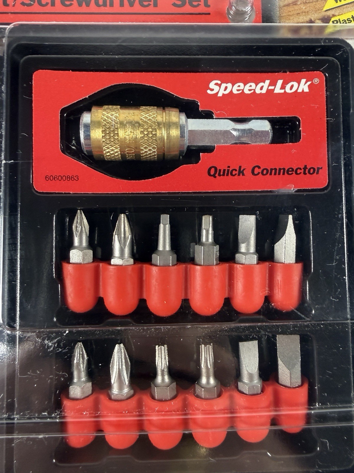 Sears Craftsman USA 21-Piece Speed-Lok Drill Bit / Screwdriver Set No 26144 NOS