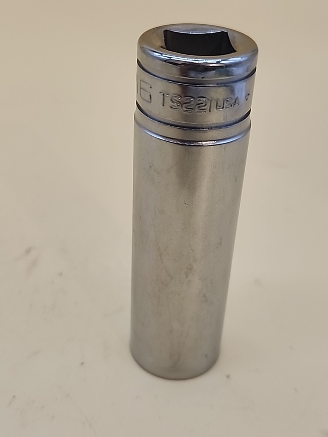 Snap-on Tools TS221 11/16″ SAE Flank Drive Deep Socket 1/2″ Drive 6 pt USA