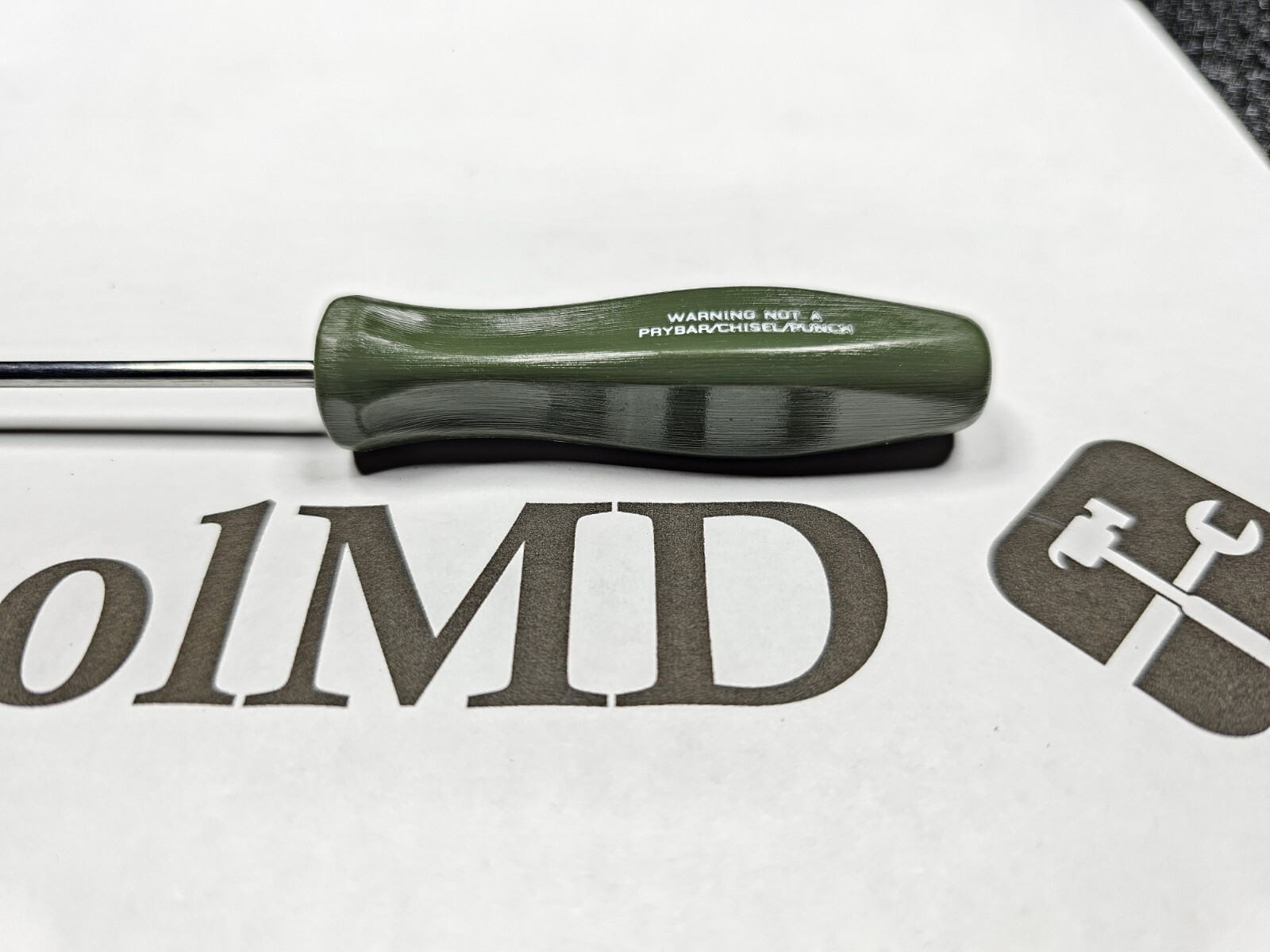 Snap-on Tools USA NEW COMBAT GREEN Mini Hard Handle 90° Pick 3ASH90B
