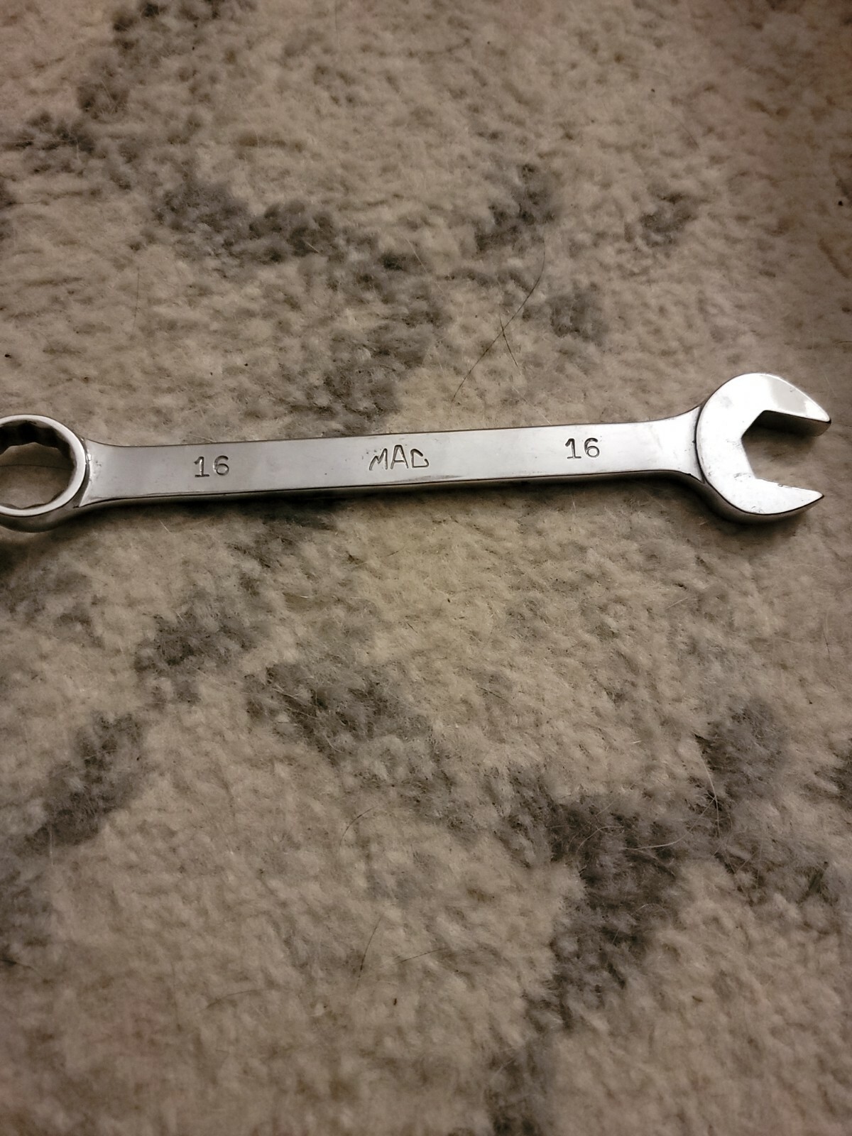 MAC Tools USA 16MM Standard 12 Point Chrome Combination Wrench M16CW USA