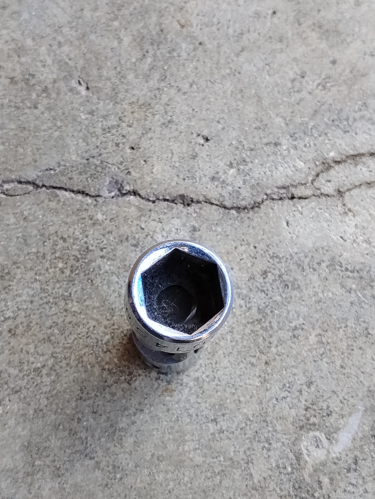 Mac Tools 1/4 Drive 7/16″ 6PT Swivel Chrome Socket MU146 USA Made
