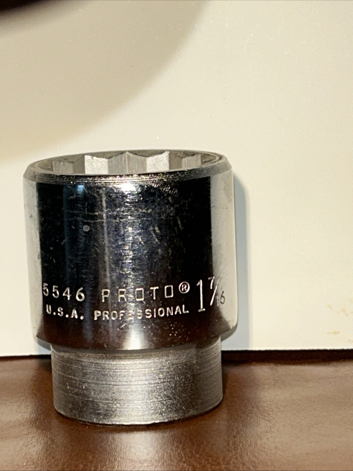 Proto Professional 5546: 3/4in. Drive 1-7/16in. 12-Point SAE Standard Socket