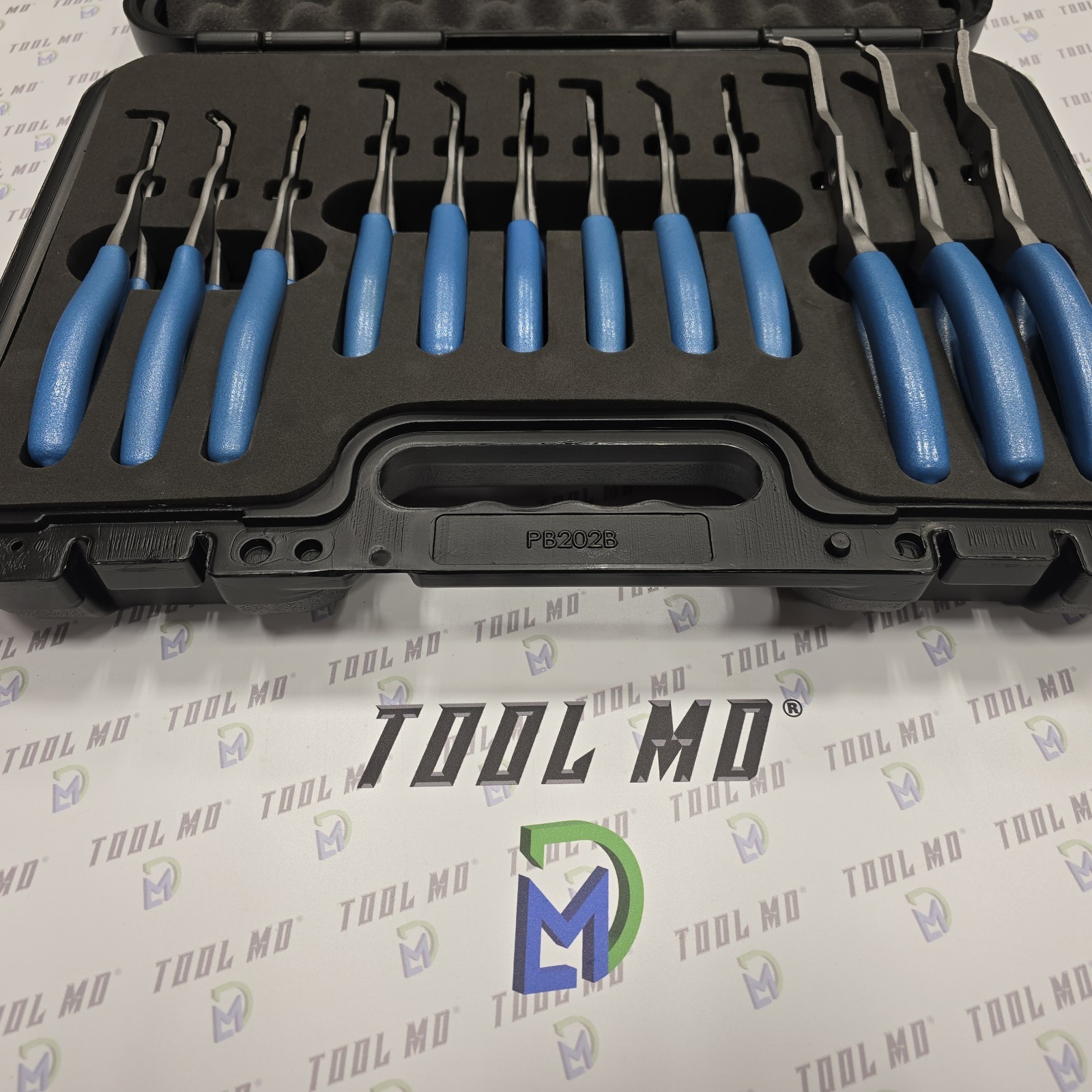 Snap-on Tools USA RARE NEW 12pc PEARL BLUE Snap Ring Plier Set SRPCR112PB