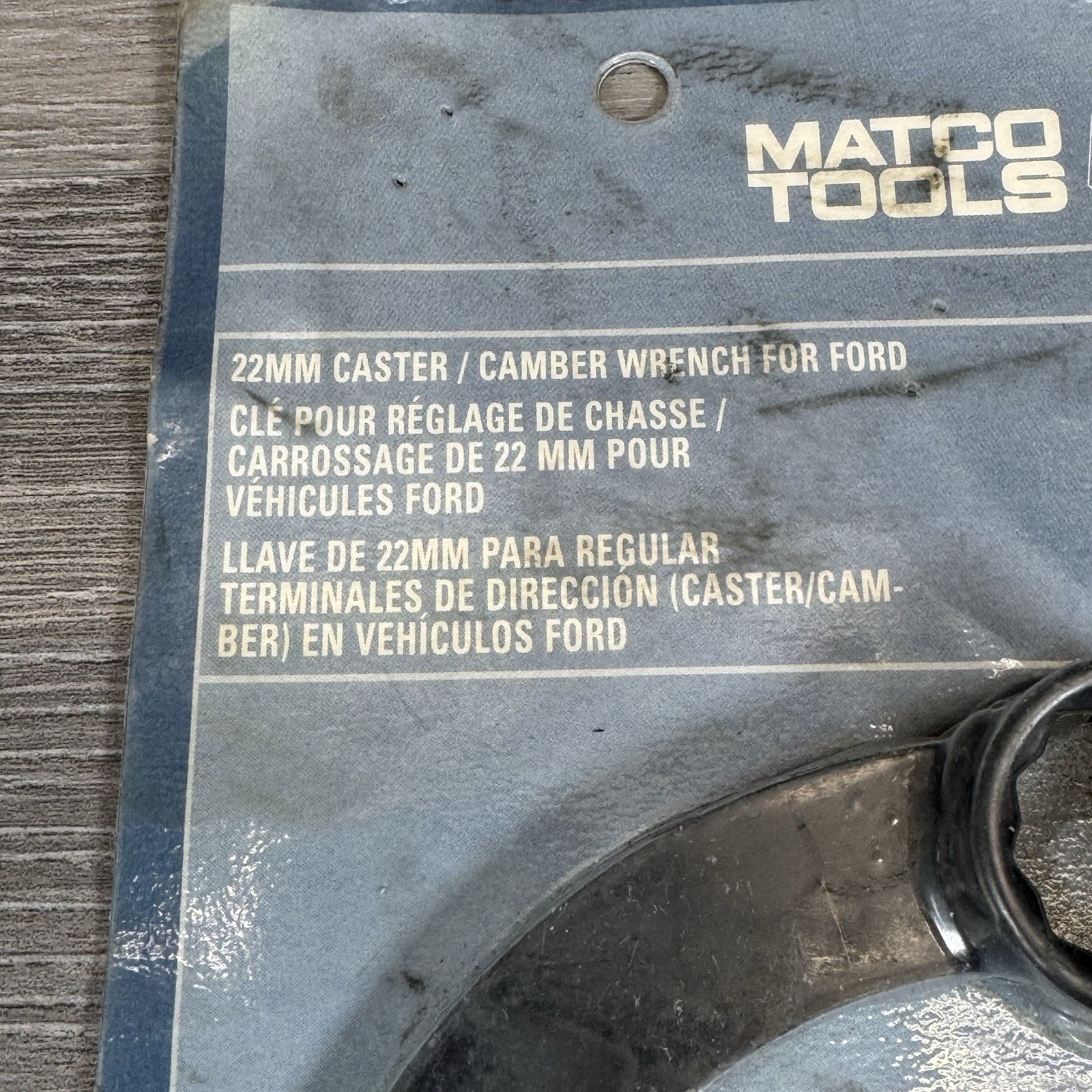 Matco Tools CCW22 Camber Caster Suspension Alignment Specialty Tool Wrench 22mm