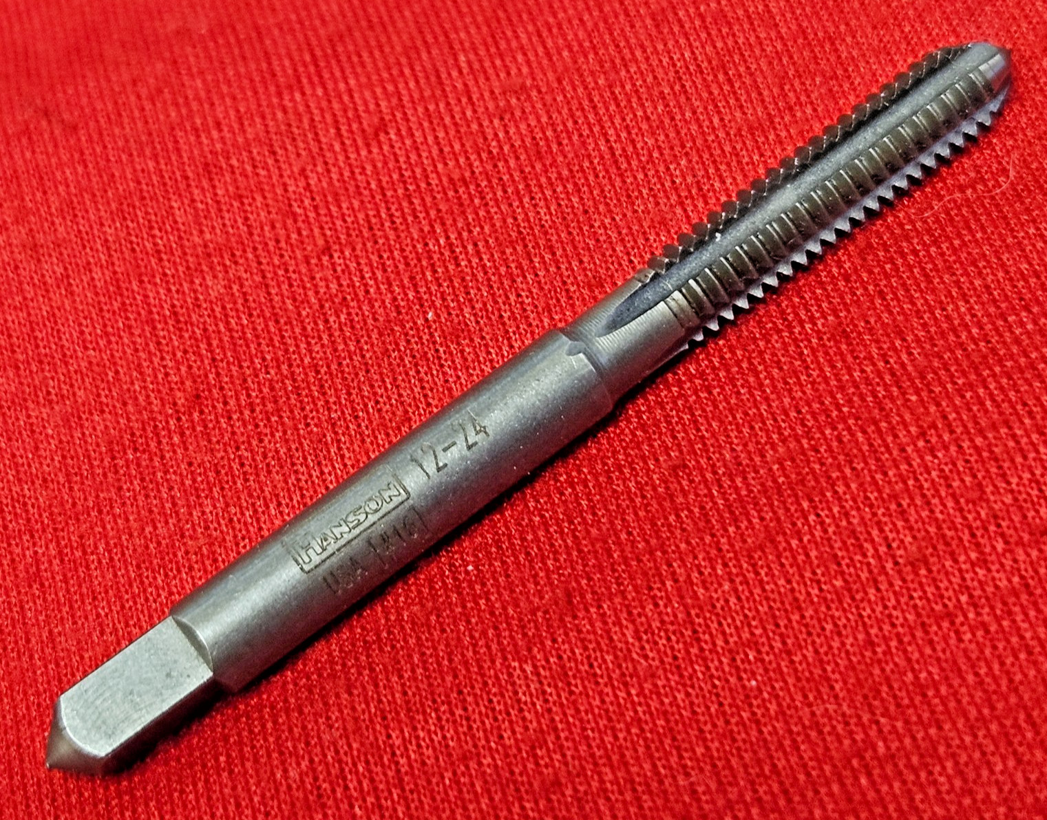 12-24 12/24 NC Bottom Hand Tap Irwin Hanson Model 1232 ZR Carbon Steel 4FL USA