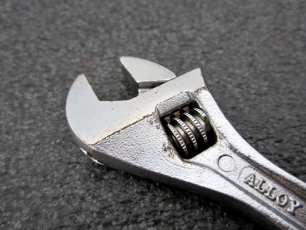 Vintage Crescent 4″ Adjustable Wrench Crestoloy Made in USA